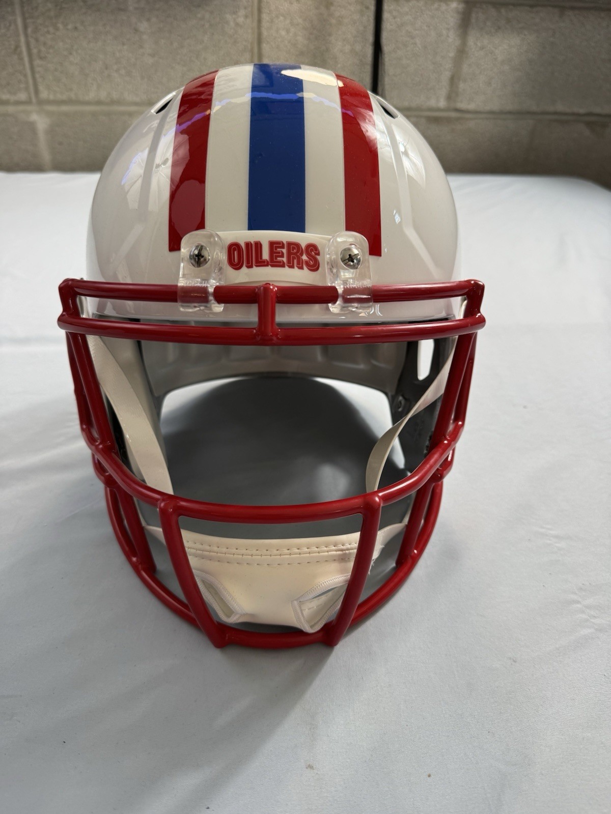 Riddell Houston Oilers Football-NFL Helmet - White Riddell Houston Oilers Football-NFL Helmet - White