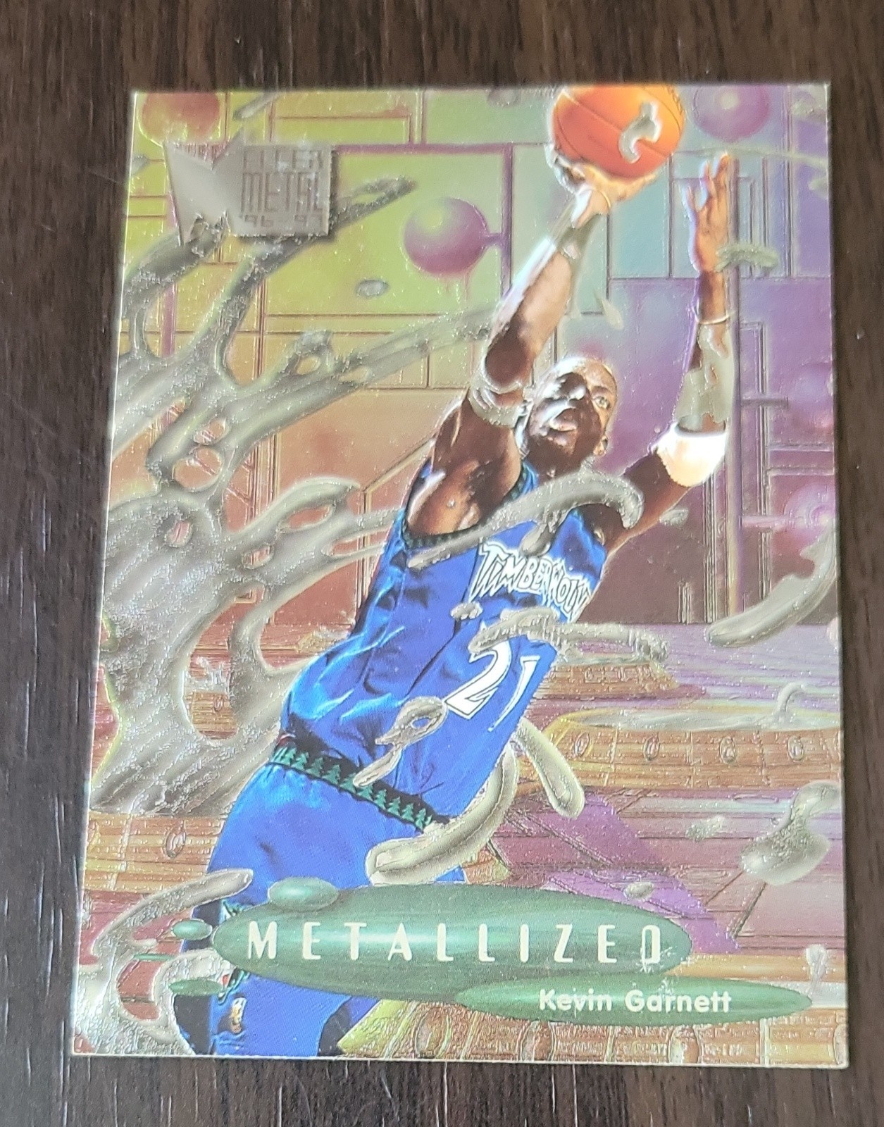 1996-97 Fleer Metal - Metallized Kevin Garnett #224 1996-97 Fleer Metal - Metallized Kevin Garnett #224