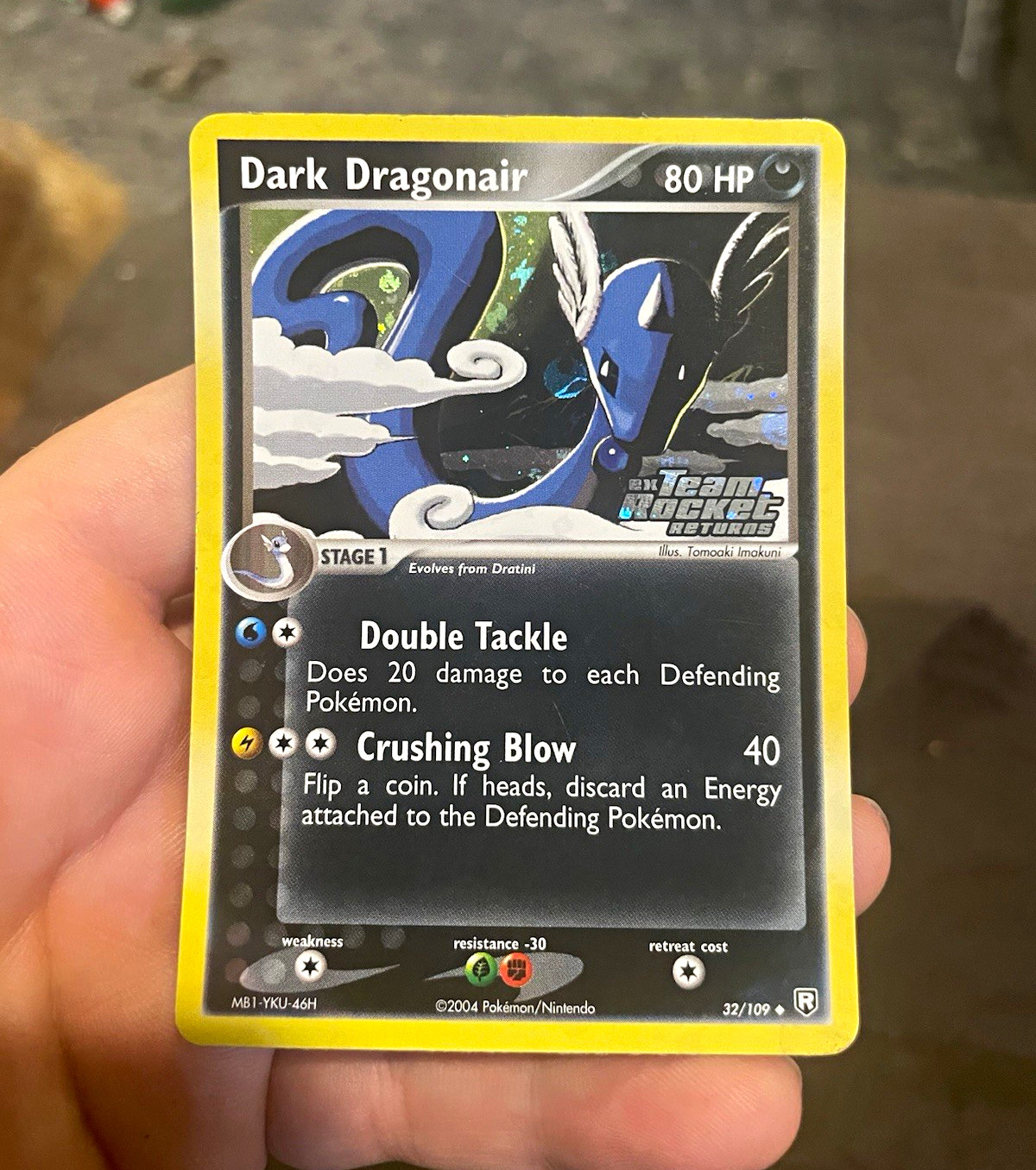 Pokemon TCG Dark Dragonair 32/109 EX Team Rocket Returns Reverse Holo English