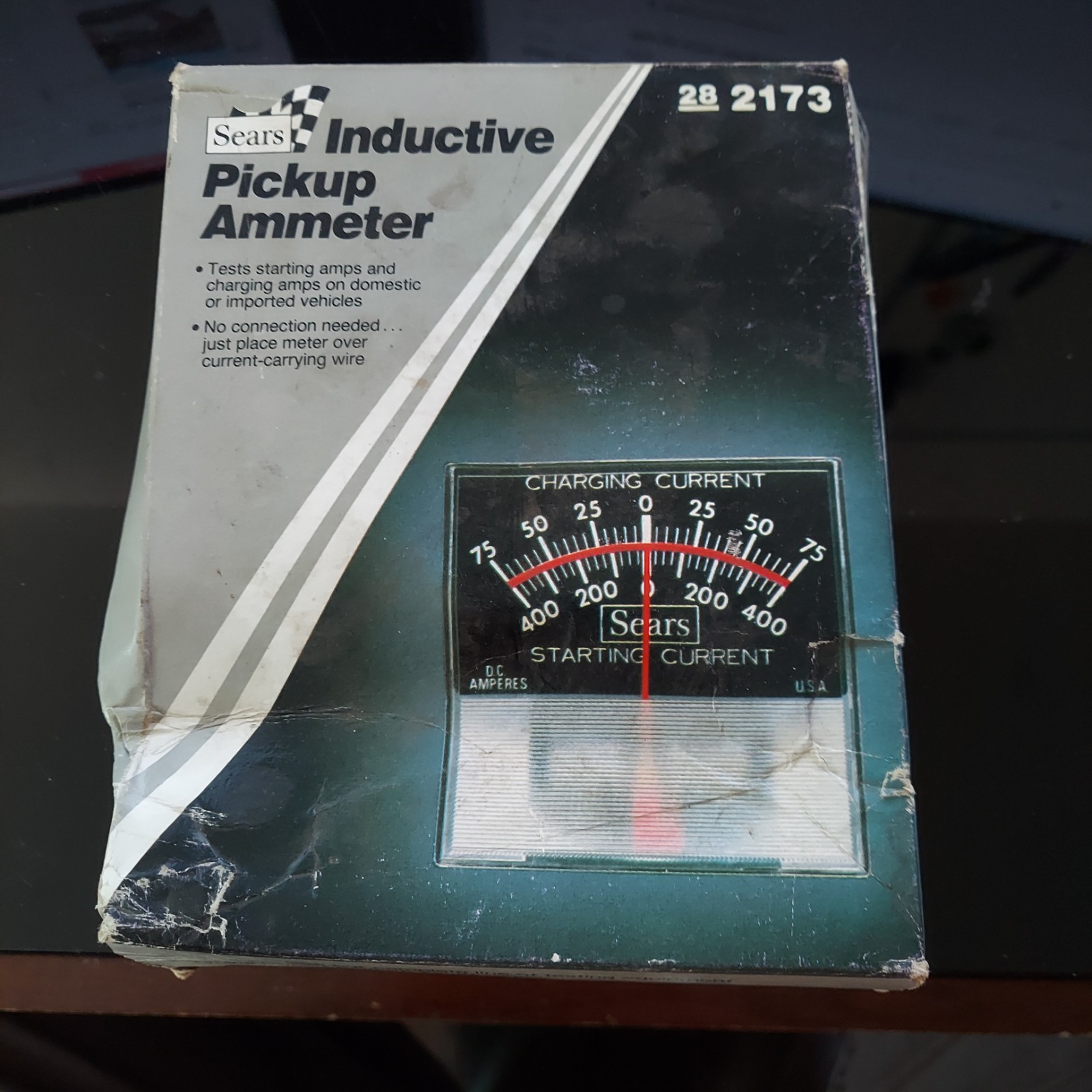 Vintage SEARS INDUCTIVE PICKUP AMMETER MODEL 2173-AU