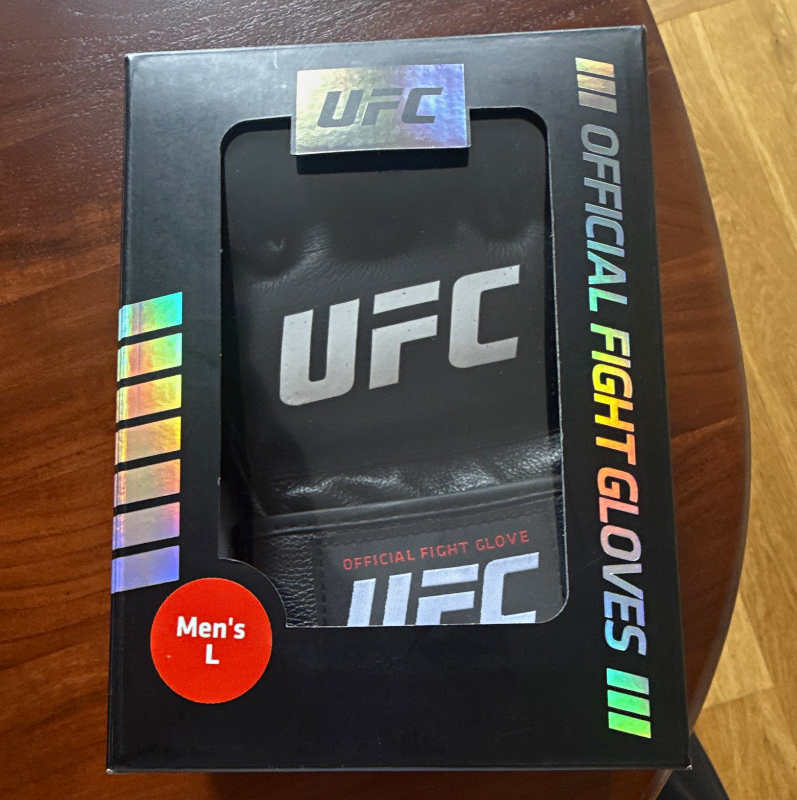 Men\'s UFC Black Official Pro Fight Gloves Men’s Size L Black