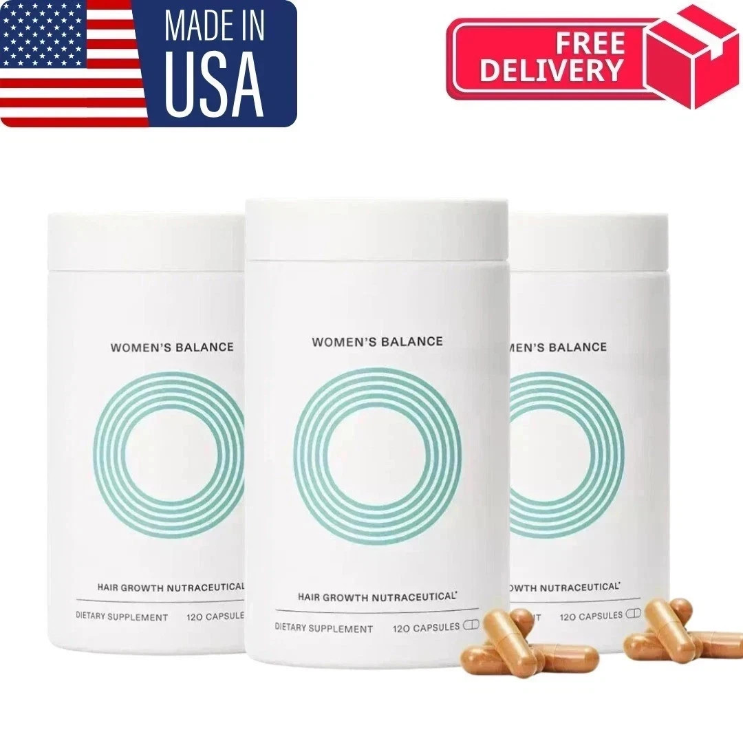 (pack of 3) Women’s Balance Hair Growth Supplements - Ages 45 and up - NEW- USA