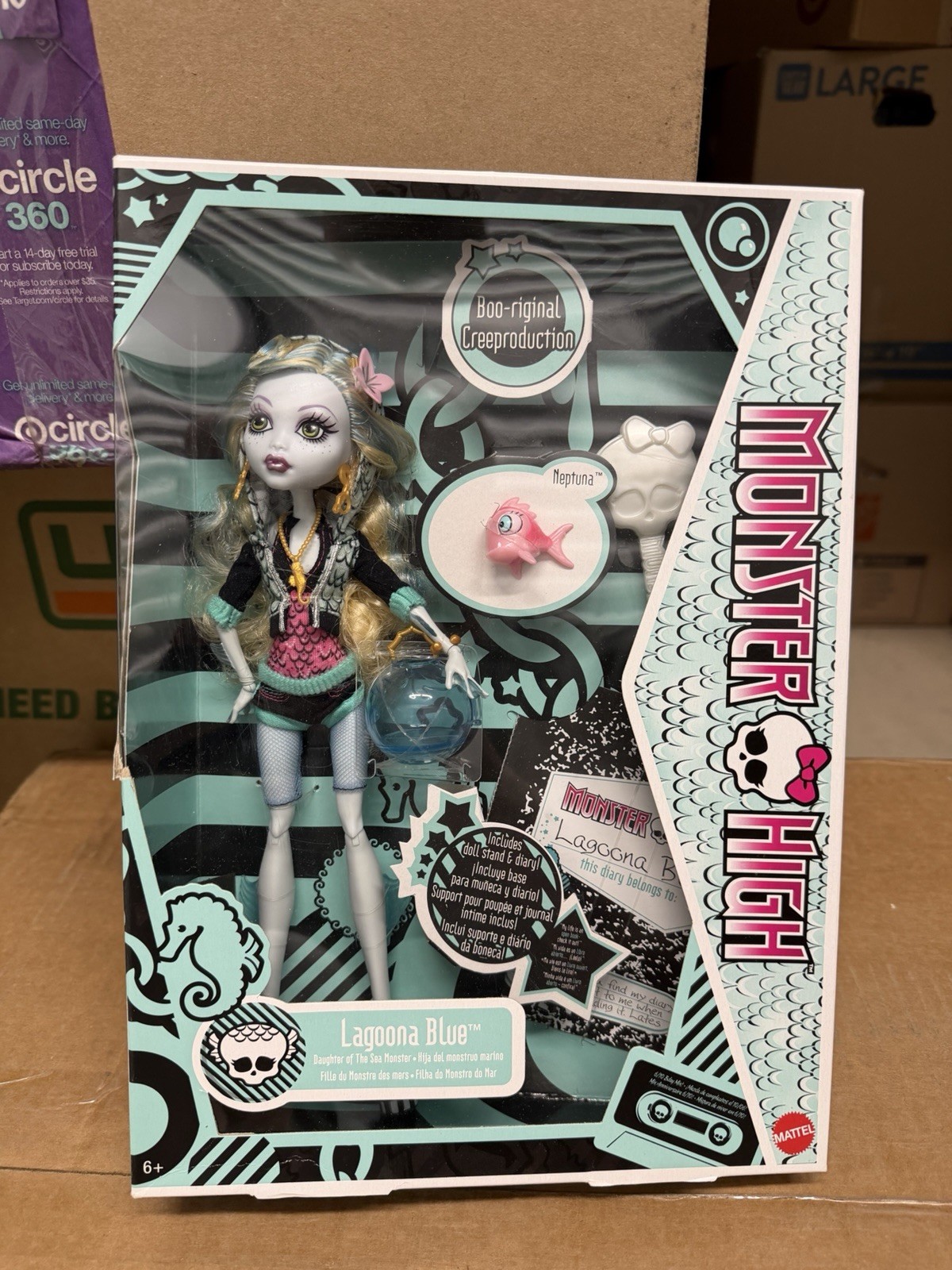 Monster High Lagoona Blue Boo-riginal Creeproduction Doll Mattel New Monster High Lagoona Blue Boo-riginal Creeproduction Doll Mattel New