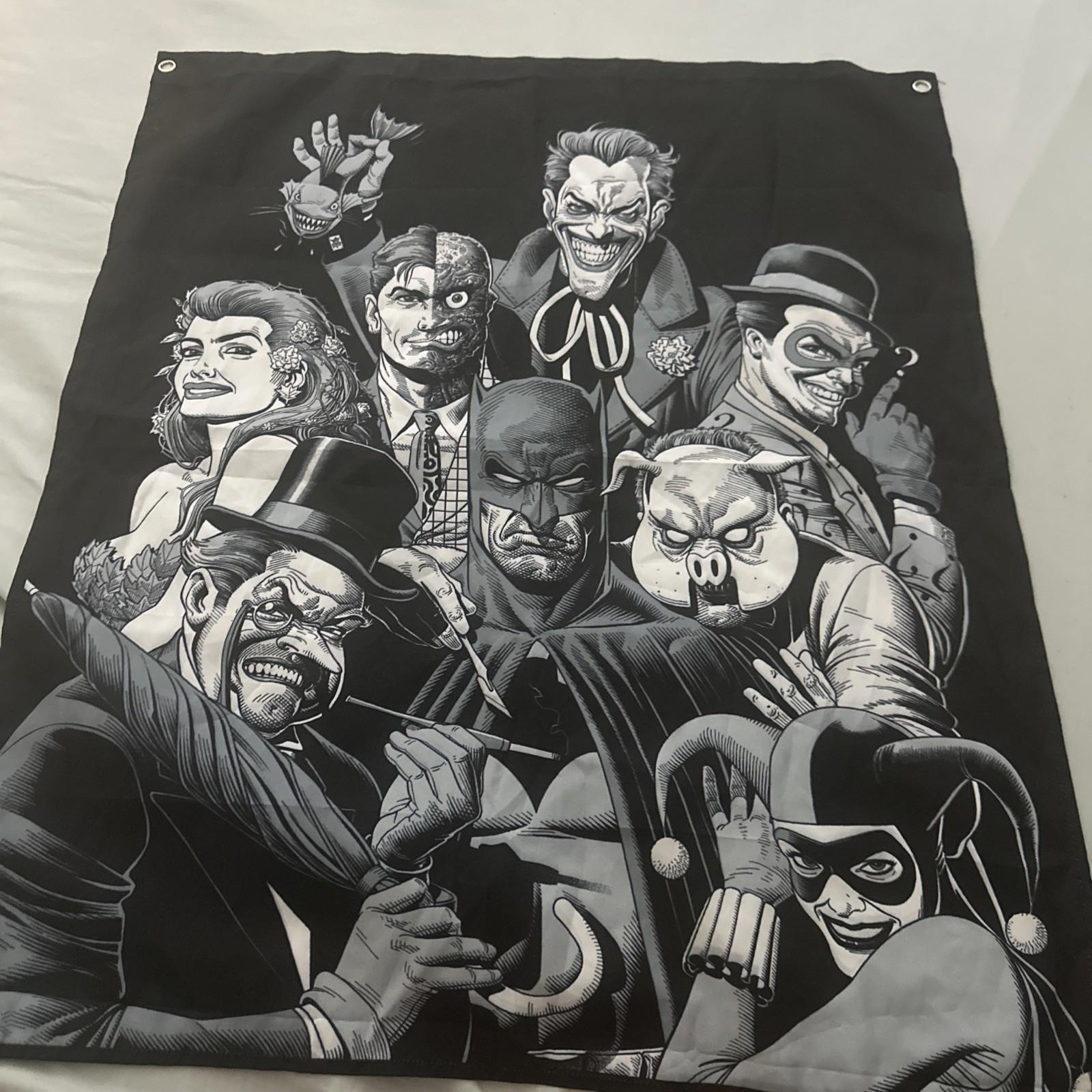 WORLD'S FINEST DC BATMAN & VILLAINS TAPESTRY  