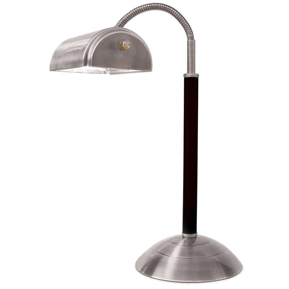Daylight24 Eyestrain Reducing Desk Lamp Black Chrome Energy Efficient 108 Watts