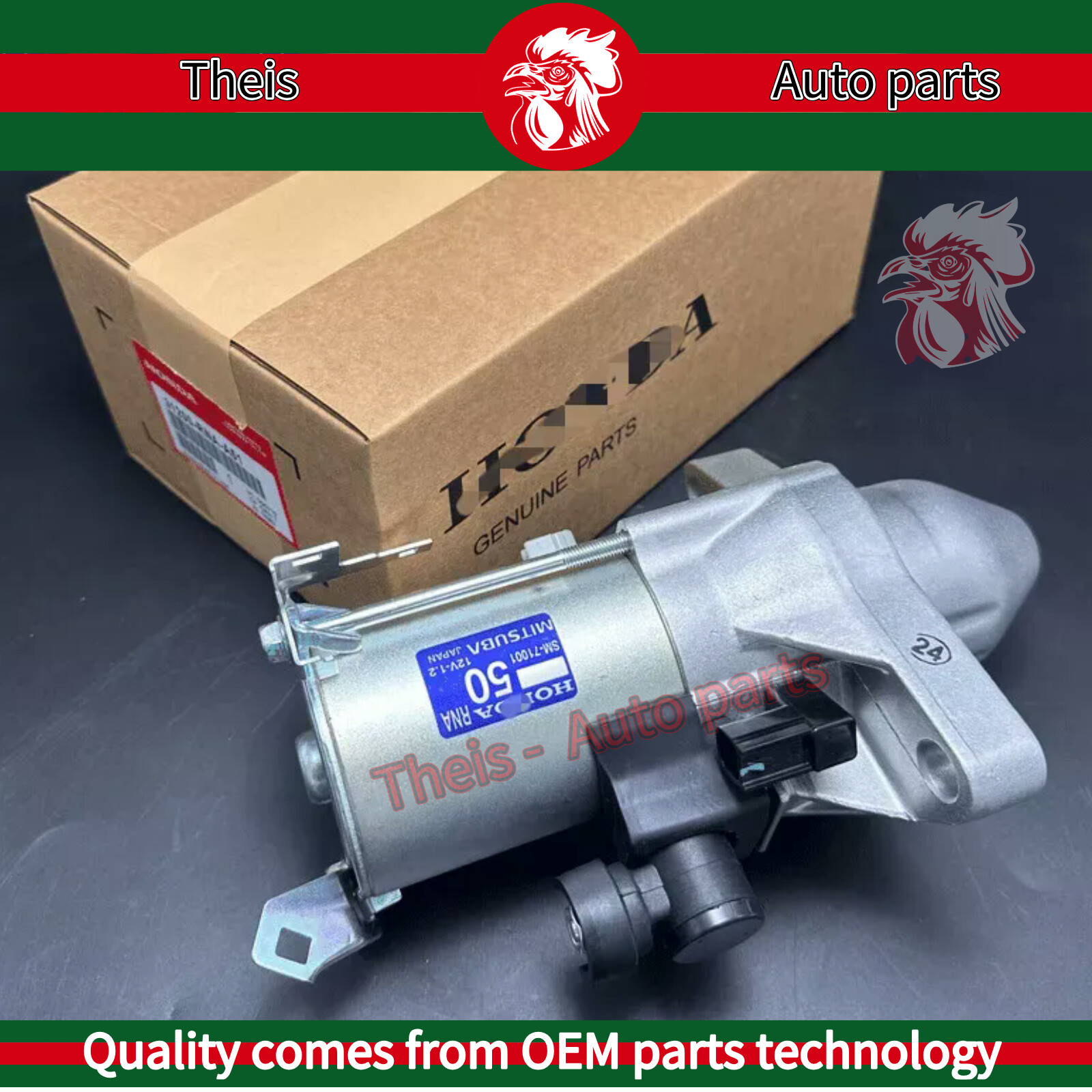 NEW 31200-RNA-A51 Starter Motor Automatic Transmission For 06-11 Honda Civic 1.8 NEW 31200-RNA-A51 Starter Motor Automatic Transmission For 06-11 Honda Civic 1.8