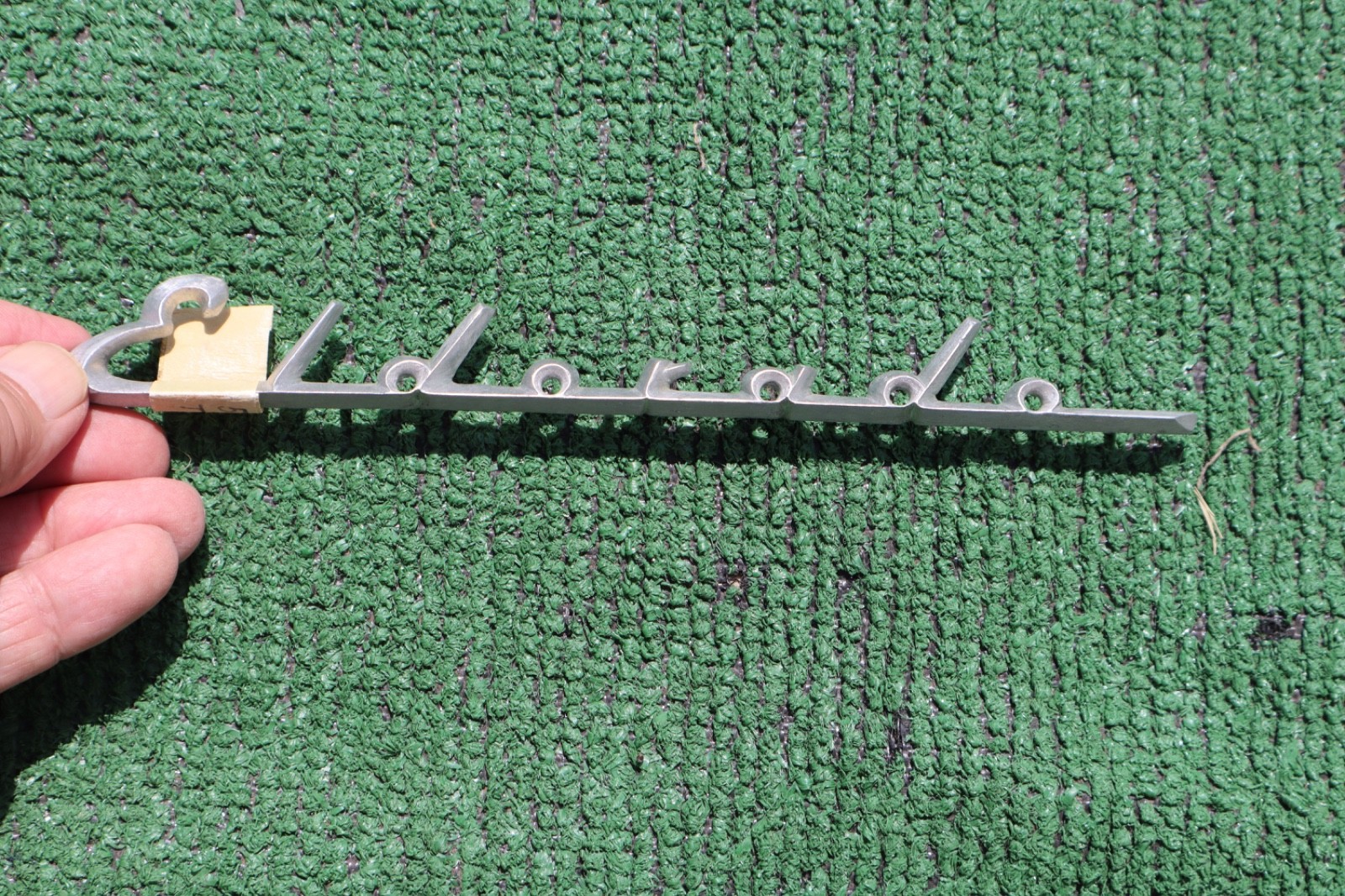 1954 1955 Cadillac Eldorado trunk script emblem 54 55 Eldo 1954 1955 Cadillac Eldorado trunk script emblem 54 55 Eldo