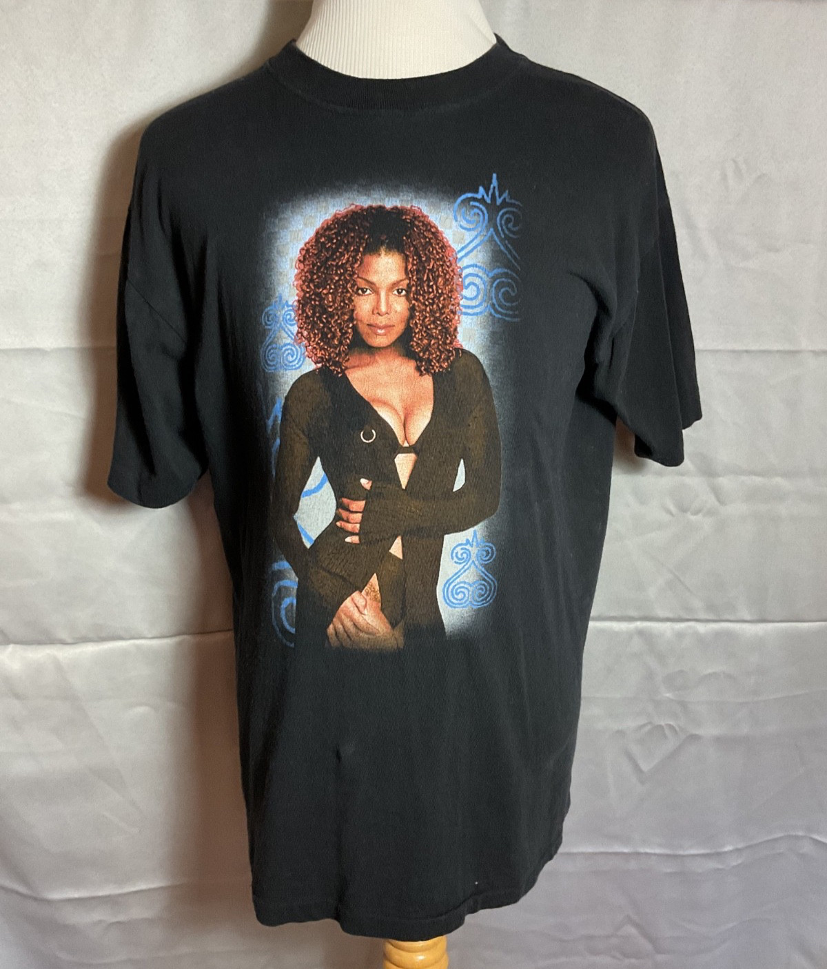 Vintage Janet Jackson 1998 The Velvet Rope World Tour T-Shirt sz L, Tag T-USA