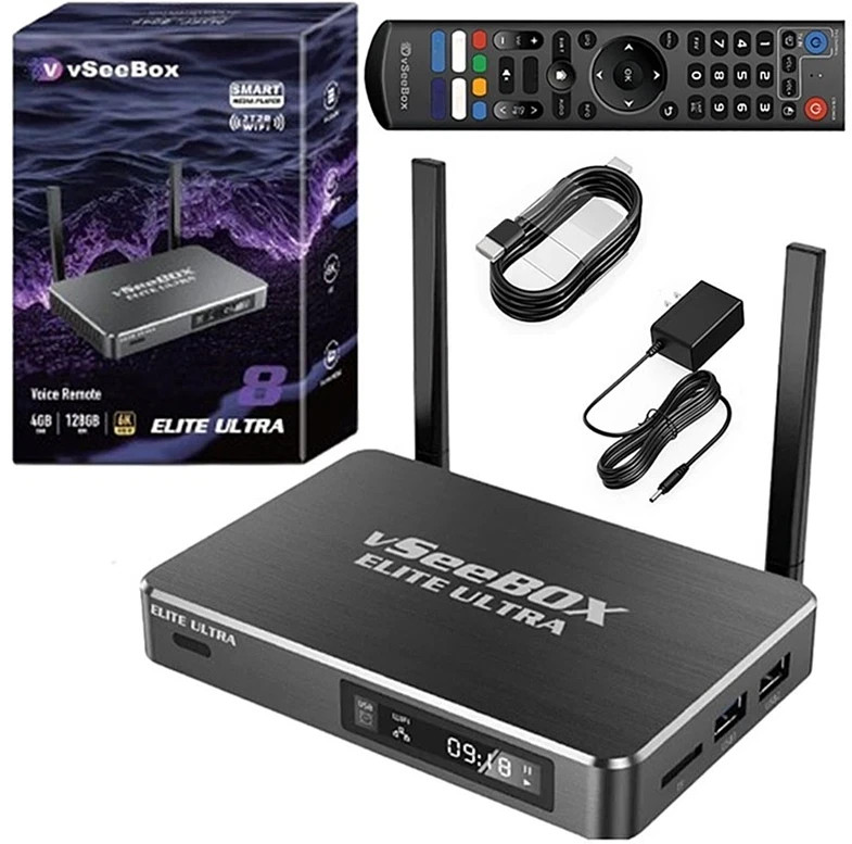 vSeeBox Elite Ultra 8 Android TV Box Authorized Distributor