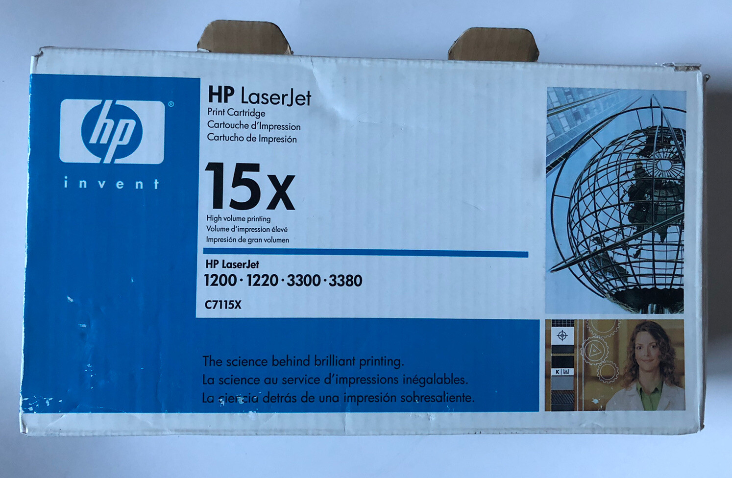 HP C7115X Genuine Laser Jet Black Ink Toner Cartridge 15 X Expired