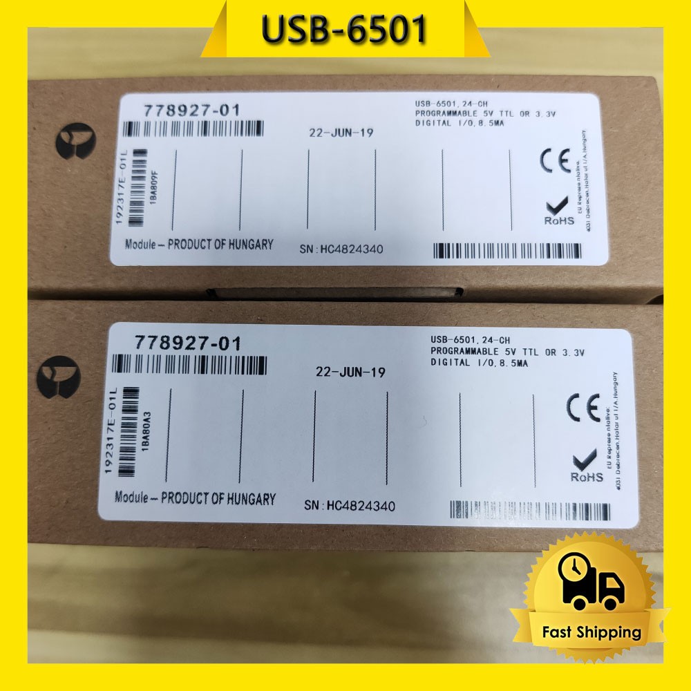 NI USB-6501 National Instruments Data Acquisition Card, NI DAQ DIO
