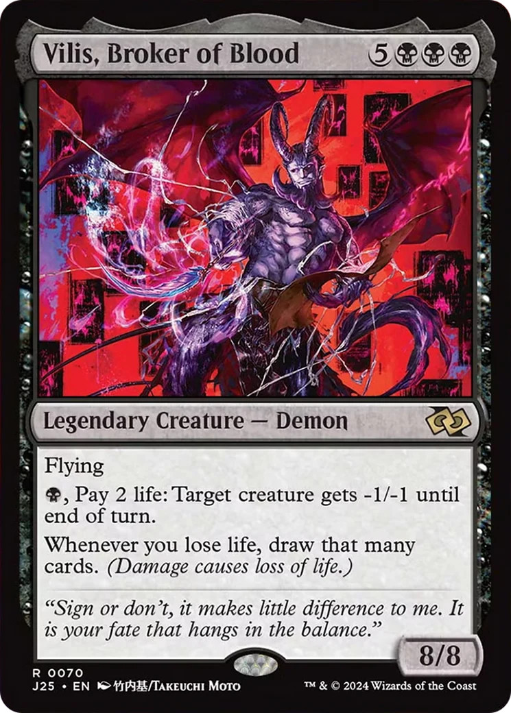 MTG Vilis, Broker of Blood (Anime) [Foundations Jumpstart] Near Mint Magic