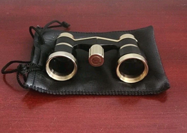 VINTAGE SELSI 3X25 OPERA GLASSES/BINOCULARS. METAL. MADE IN KOREA. WORKS VINTAGE SELSI 3X25 OPERA GLASSES/BINOCULARS. METAL. MADE IN KOREA. WORKS