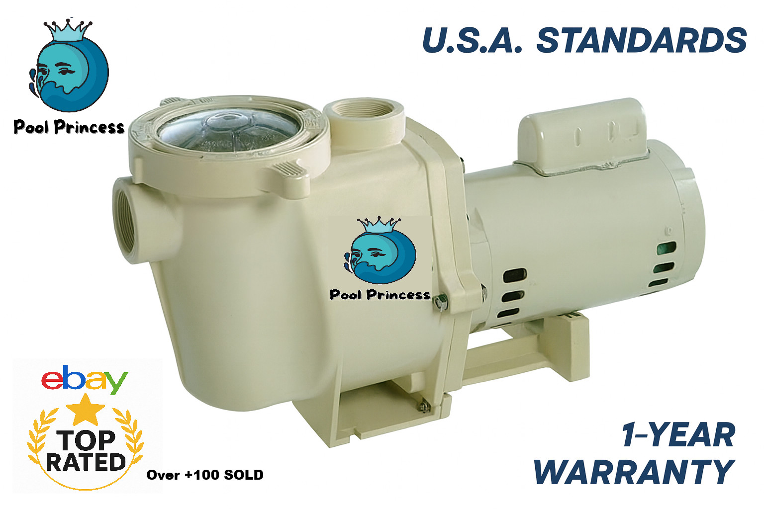 011513 - WhisperFlo High Performance 1HP Pool Pump replacement PC&G-Nidec