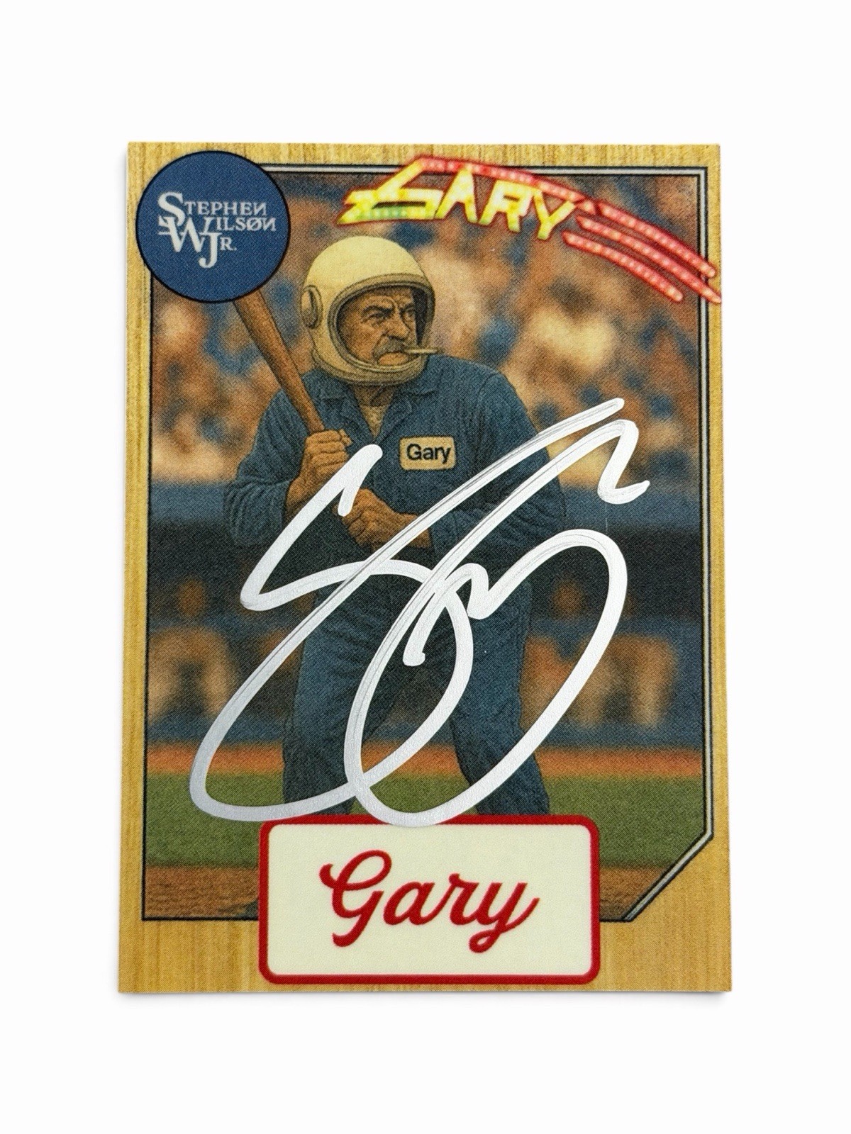 Stephen Wilson Jr Signed Gary Baseball Card PSA Authentic Country Star Rare Hot