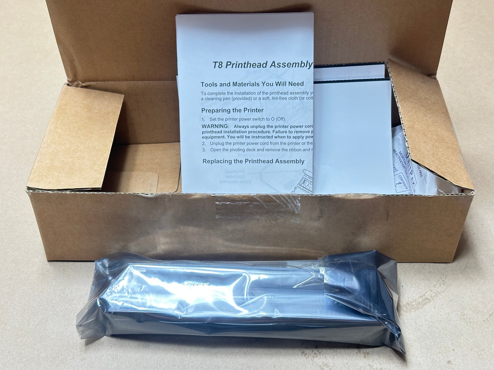 258705-002 NEW Printhead For Printronix T8 T8306 258705-002 NEW Printhead For Printronix T8 T8306