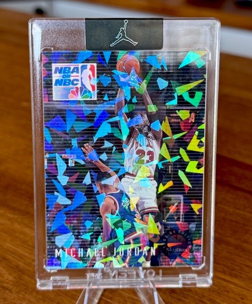 RARE 1/1 CRACKED ICED 1993-94 Skybox Premium Michael Jordan 14 Chicago Bulls HOF