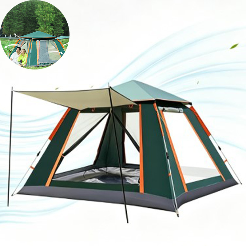 3-4 Person Pop Up Tents Waterproof Windproof Instant Tent for Camping Hiking