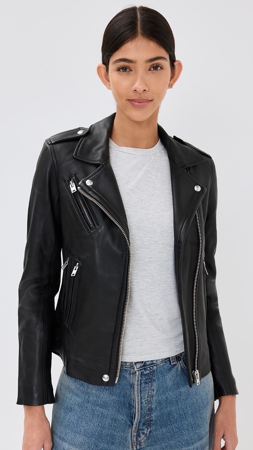 IRO Han Leather Jacket $1265 Size FR 40 IRO Han Leather Jacket $1265 Size FR 40