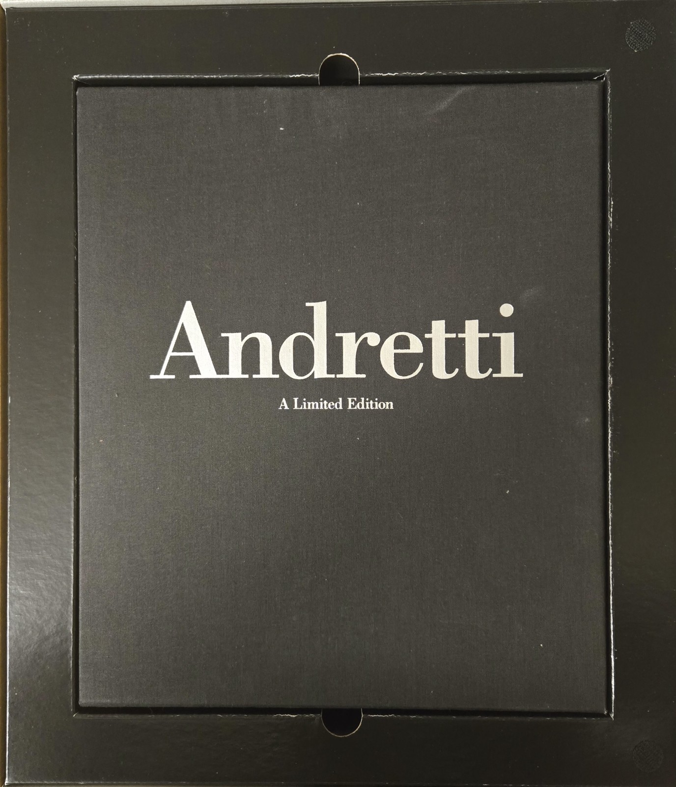 Paul Newman\'s Limited Book Andretti Signed COA Autographed By Mario Andretti 