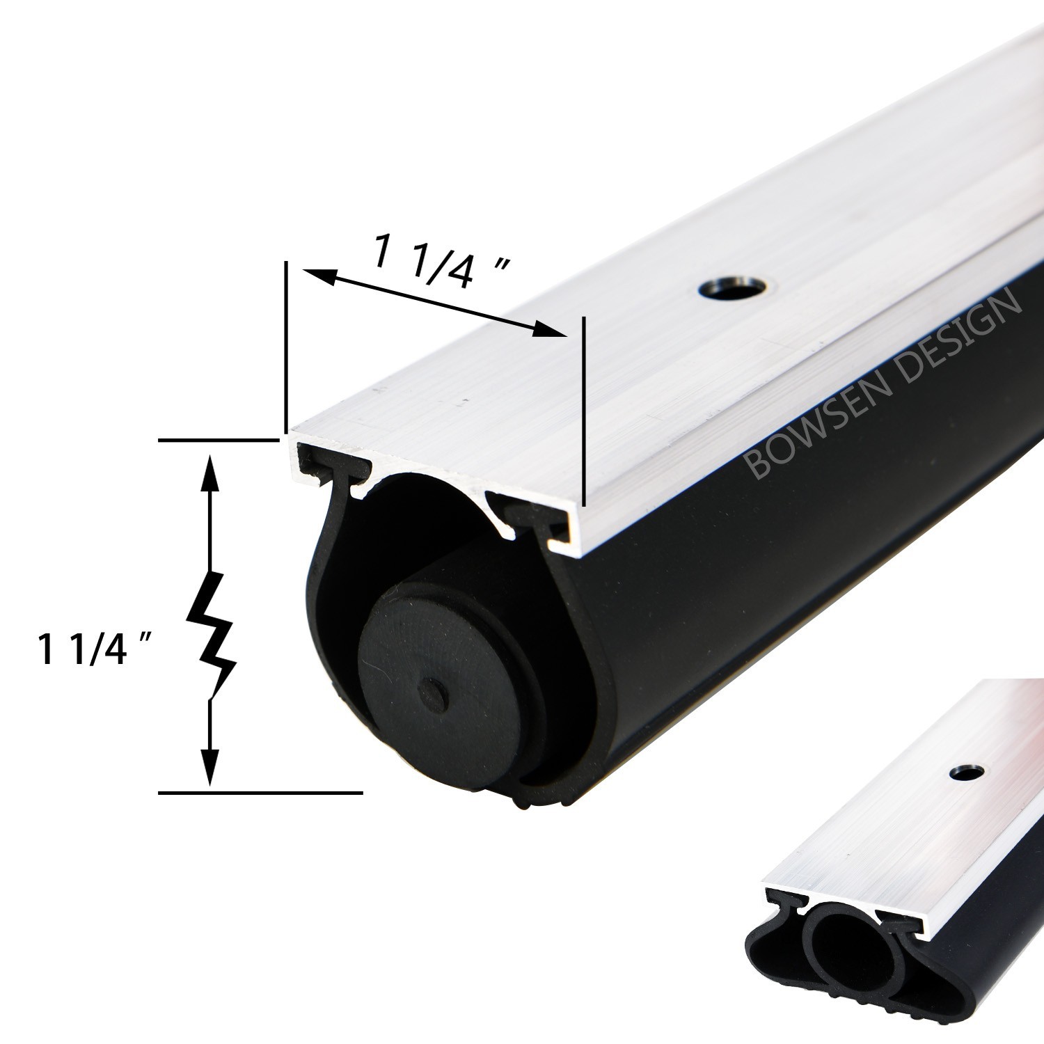 Garage Door Bottom Seals Aluminum Track Retainer Weather Stripping Rubber kit Garage Door Bottom Seals Aluminum Track Retainer Weather Stripping Rubber kit