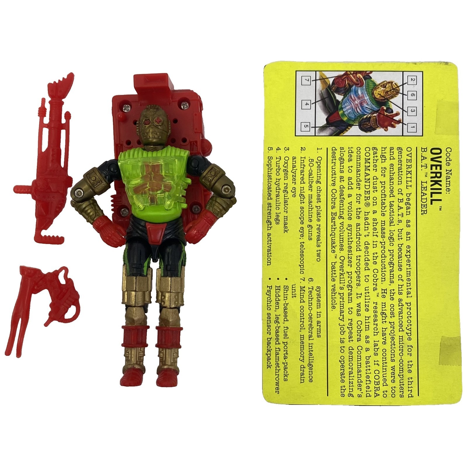 Vintage G.I. Joe Overkill 3.75\ Vintage G.I. Joe Overkill 3.75\