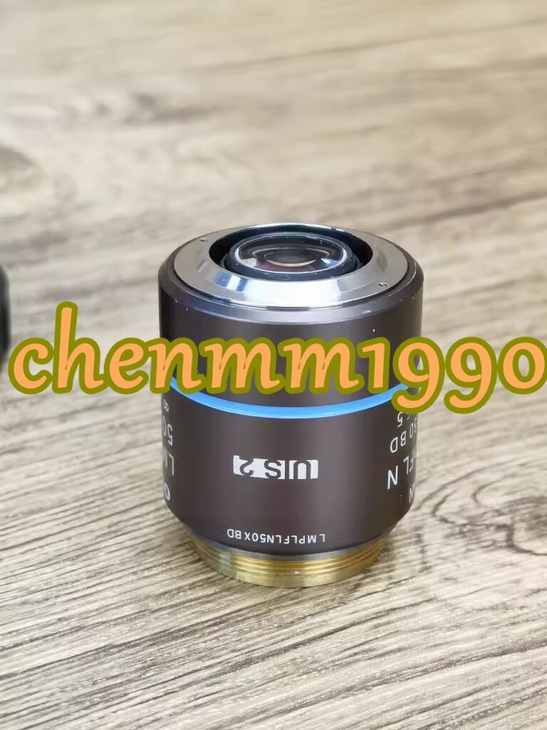 1PC used OLYMPUS LMPLFLN50X BD #YY 1PC used OLYMPUS LMPLFLN50X BD #YY