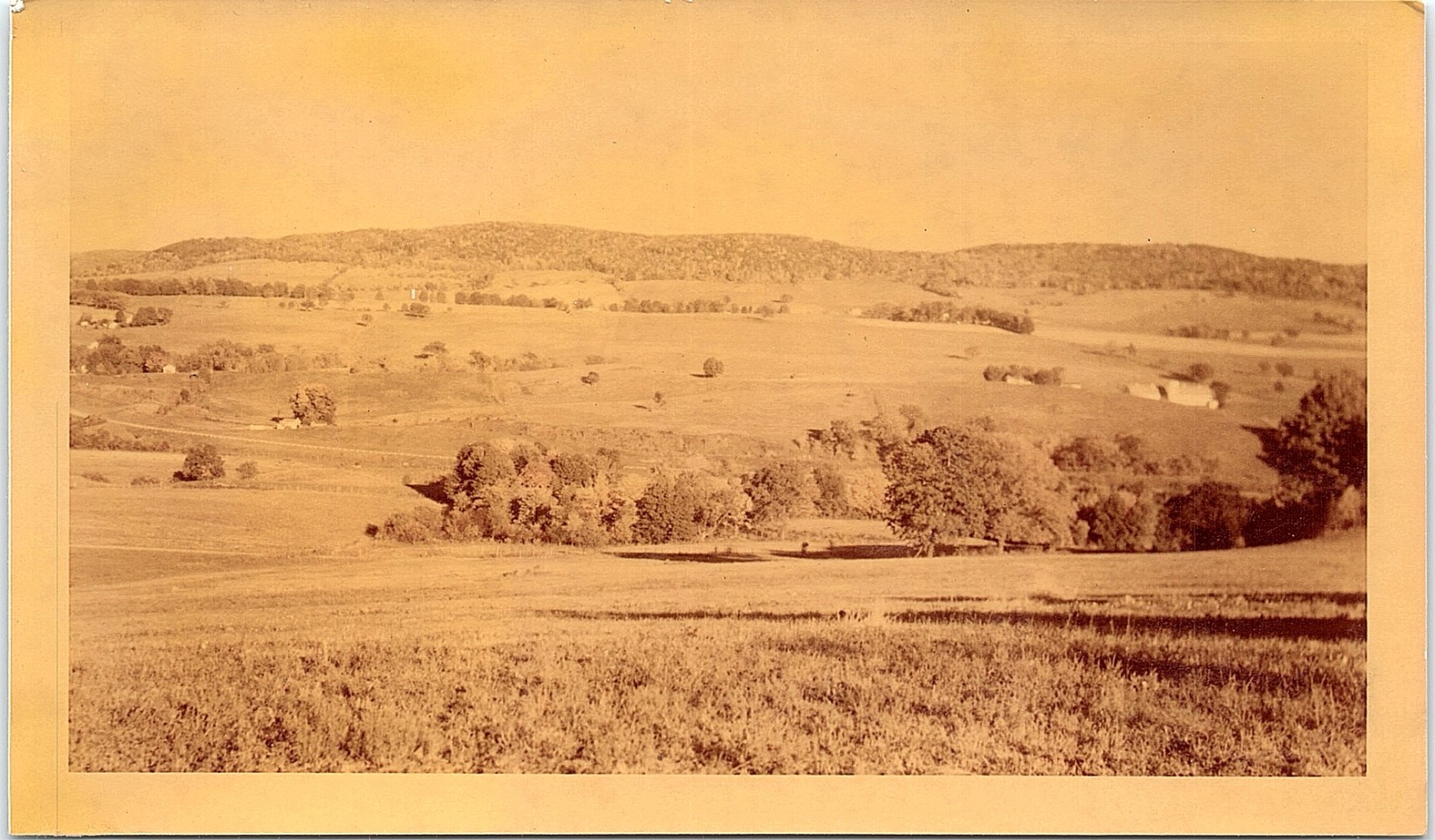 Vintage Postcard 1949 Rural Countryside Farm Landscape Sepia Real Photo RPPC Vintage Postcard 1949 Rural Countryside Farm Landscape Sepia Real Photo RPPC