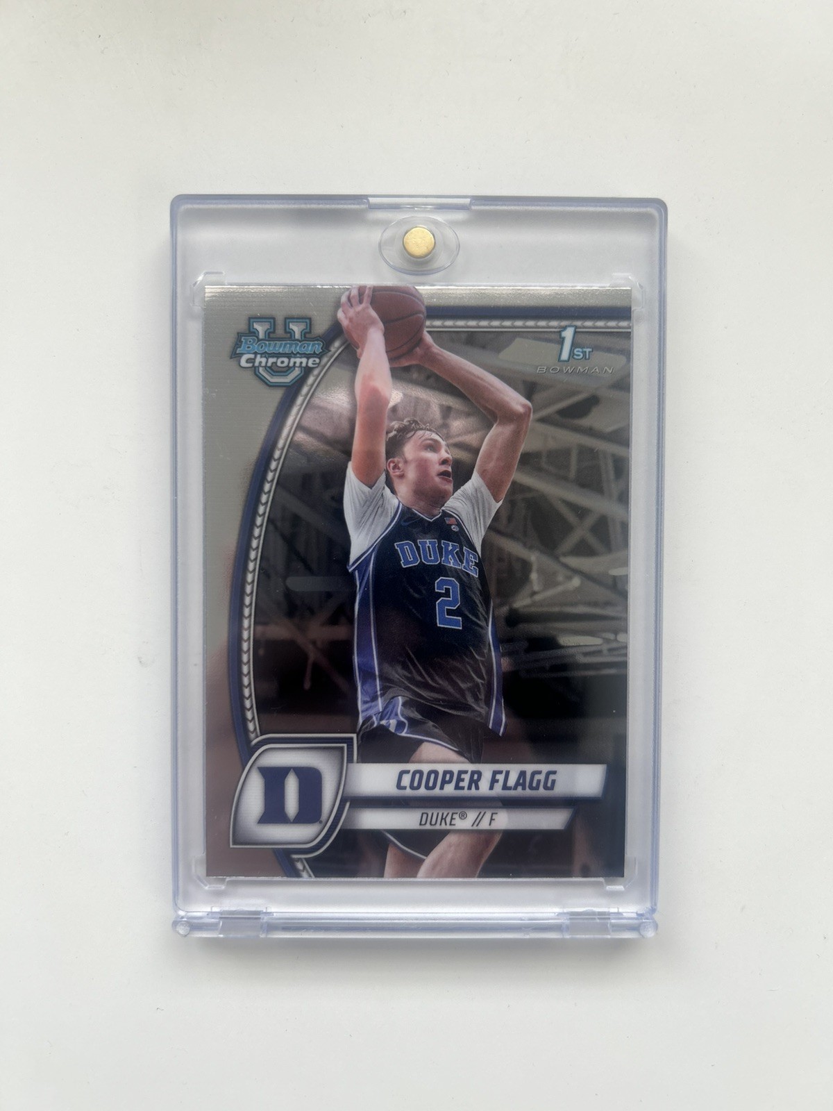 2024 Bowman University Chrome #16 Cooper Flagg 1st Bowman RC Duke #1 Draft Pick 2024 Bowman University Chrome #16 Cooper Flagg 1st Bowman RC Duke #1 Draft Pick