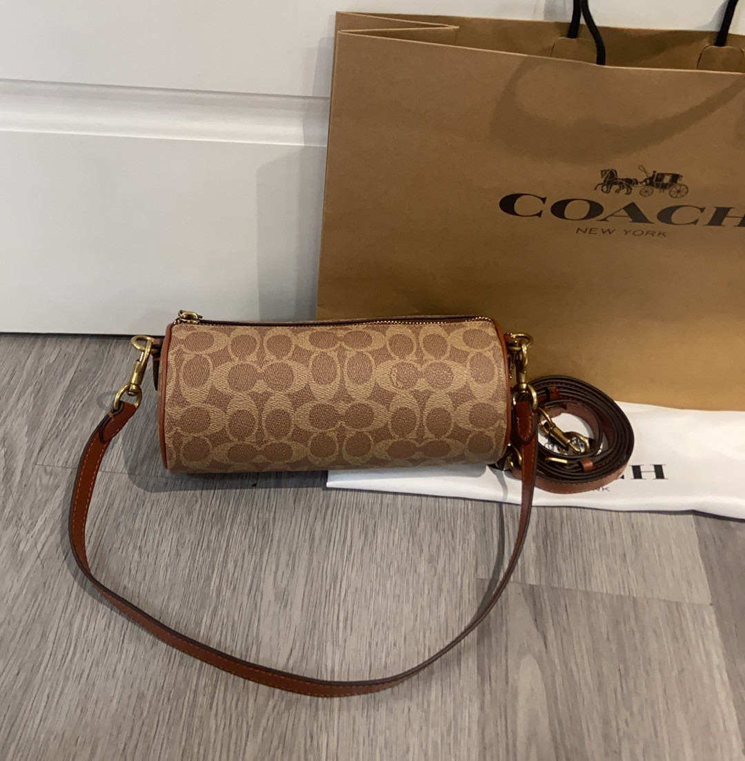 NWT Barrel Bag In Signature Canvas CDY79 Shoulder Bag NWT Barrel Bag In Signature Canvas CDY79 Shoulder Bag