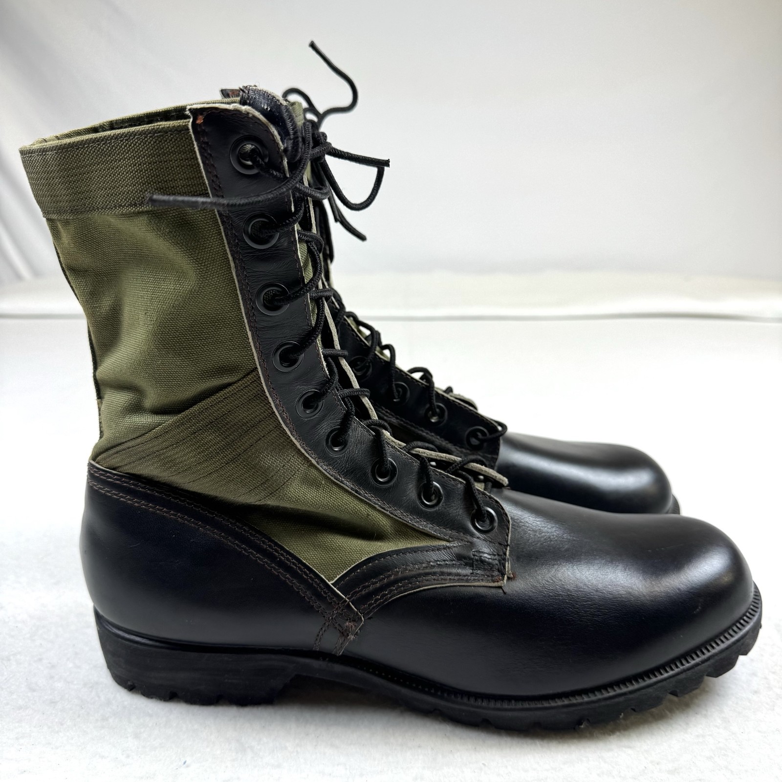 Vintage 1966 Endicott Johnson Vietnam War Jungle Combat Boots 11R Ro-Search Vintage 1966 Endicott Johnson Vietnam War Jungle Combat Boots 11R Ro-Search