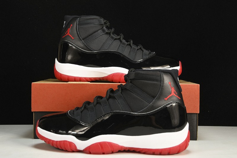 Jo*dan 11 Retro Playoffs Bred 378037-061 Men's Athletic shoes Size 7-13