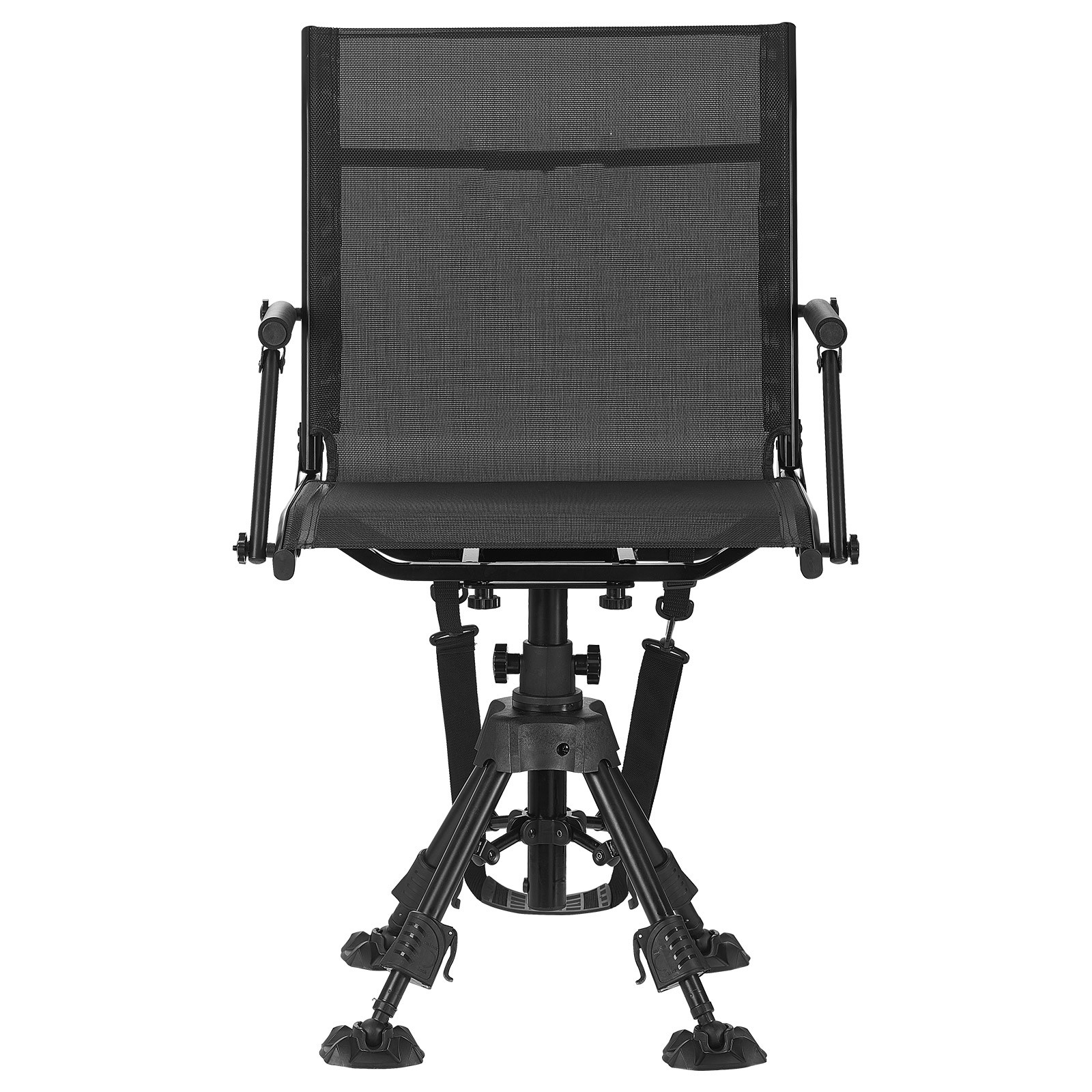 Uimoso Hunting Chair 360° Swivel Silent Folding Blind Chair Adjustable Legs
