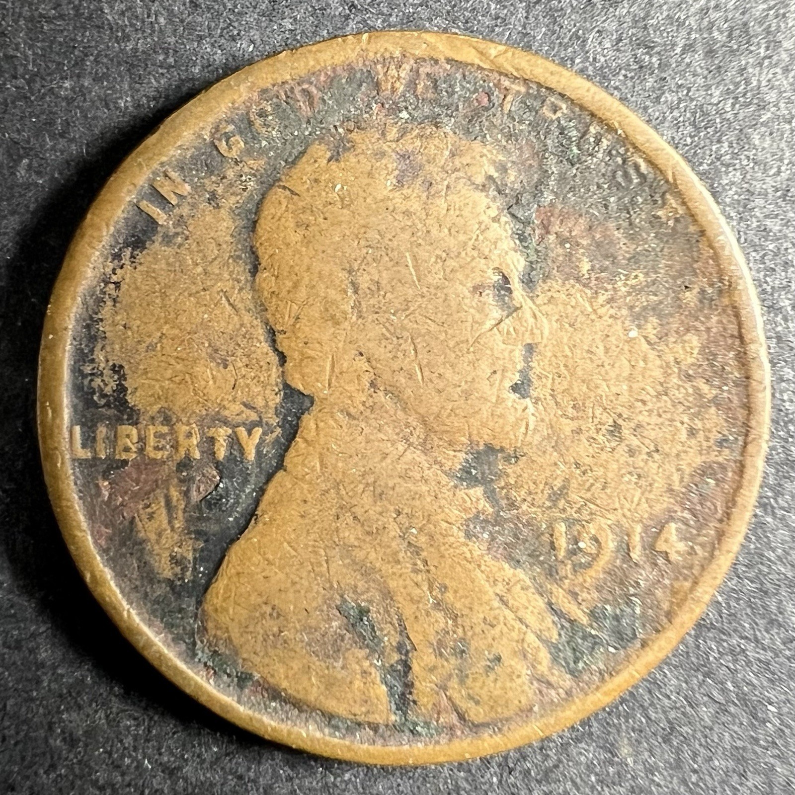1914 S Lincoln Wheat Cent Penny Semi Key Better Date Low Mintage Only 4,137,000 1914 S Lincoln Wheat Cent Penny Semi Key Better Date Low Mintage Only 4,137,000