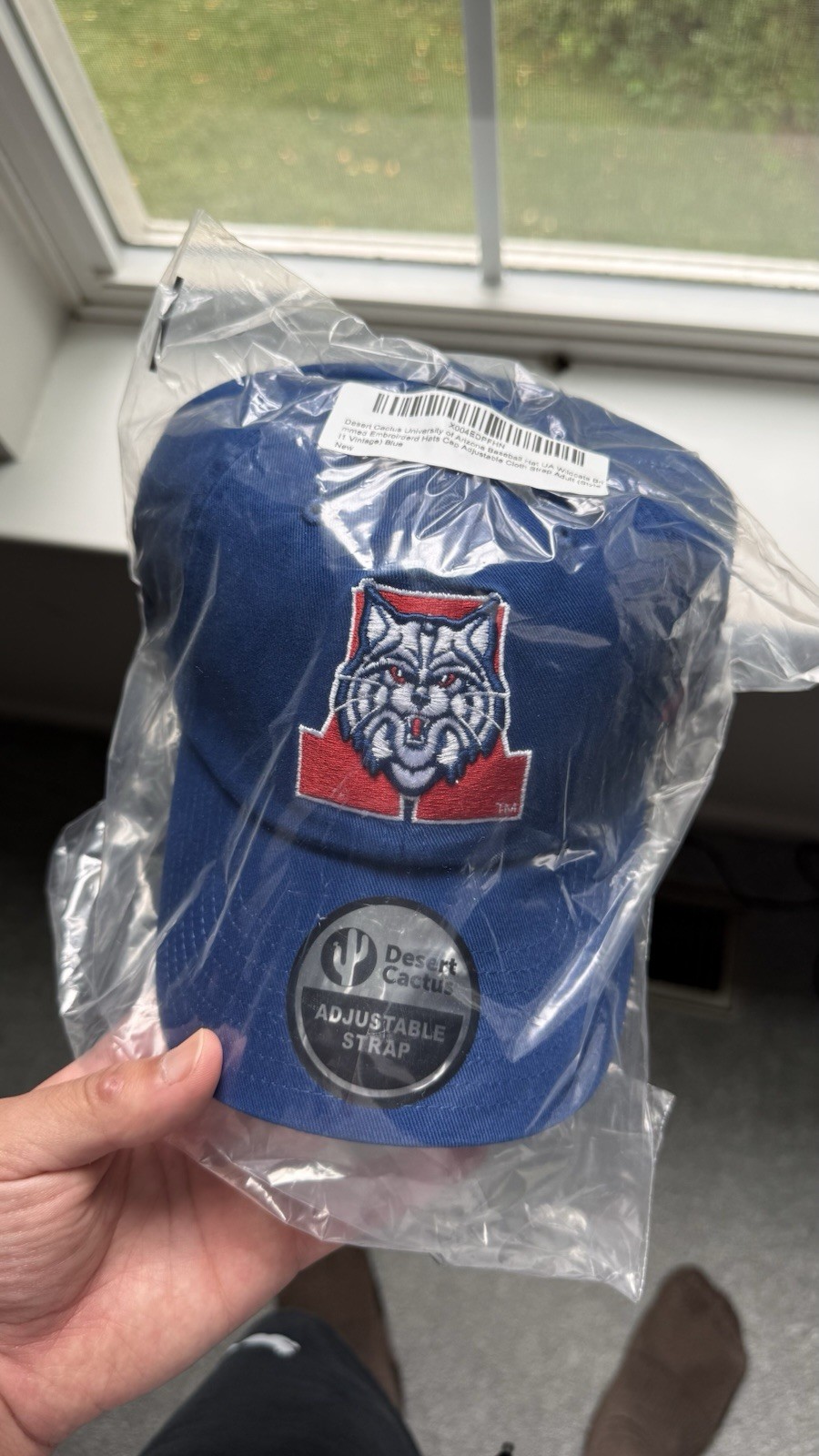 New University Of Arizona Wildcats Logo Blue Hat - Desert Cactus