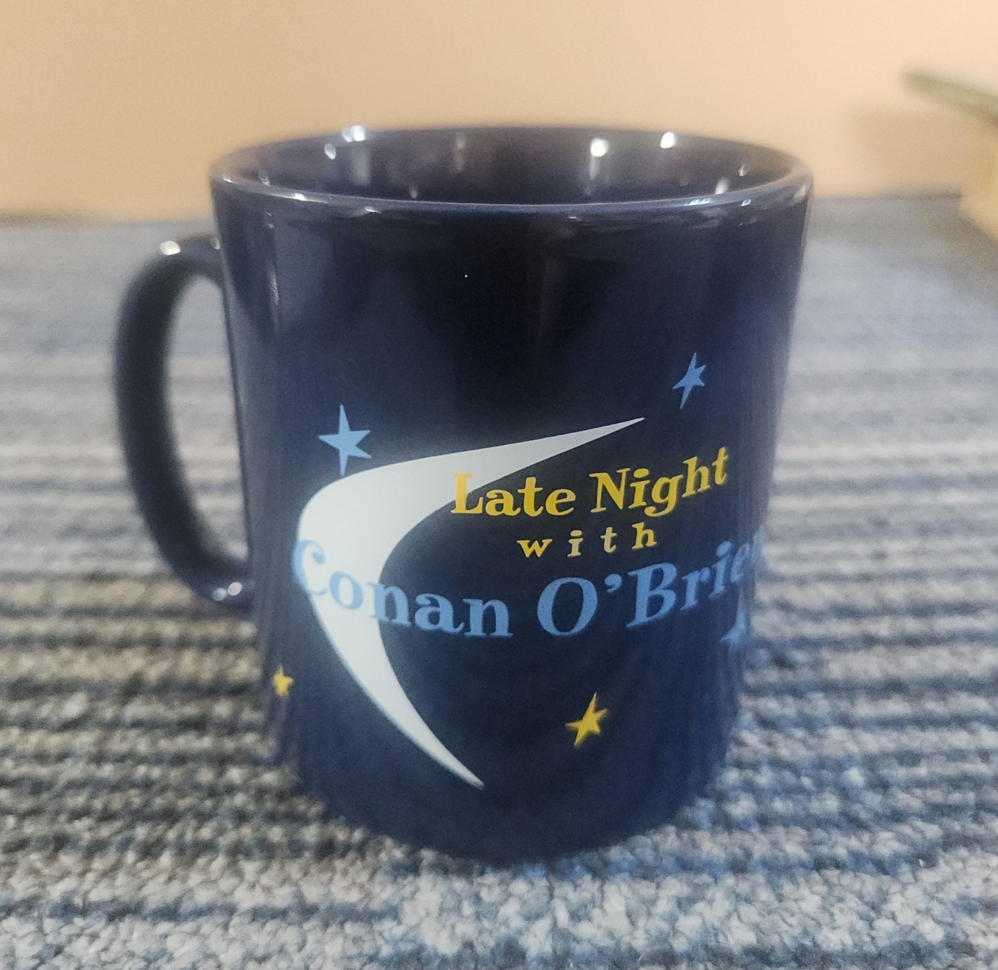 Authentic Late Night with Conan O’Brien Coffee Mug NBC Studios “Made In England”