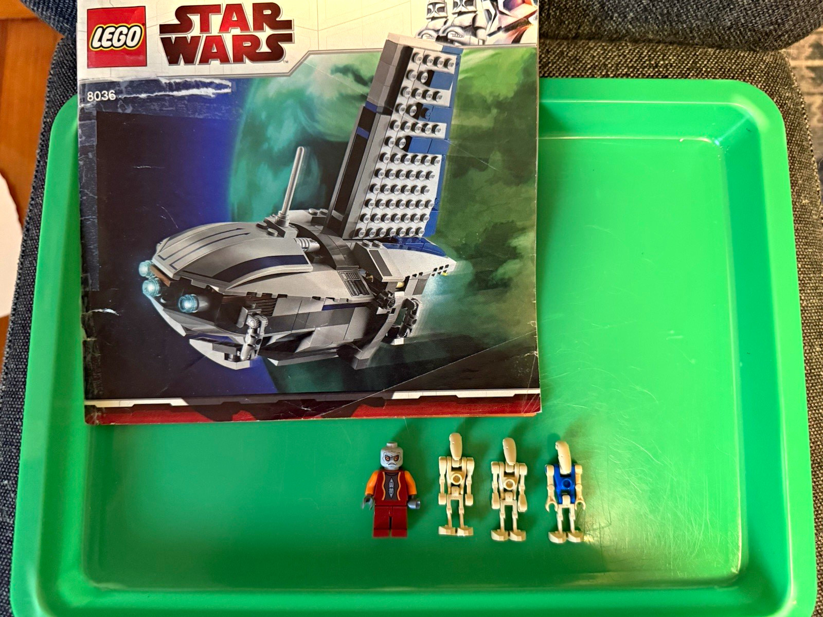 LEGO Star Wars 8036 Separatist Shuttle Nearly Complete 4 Minifigs + Manual
