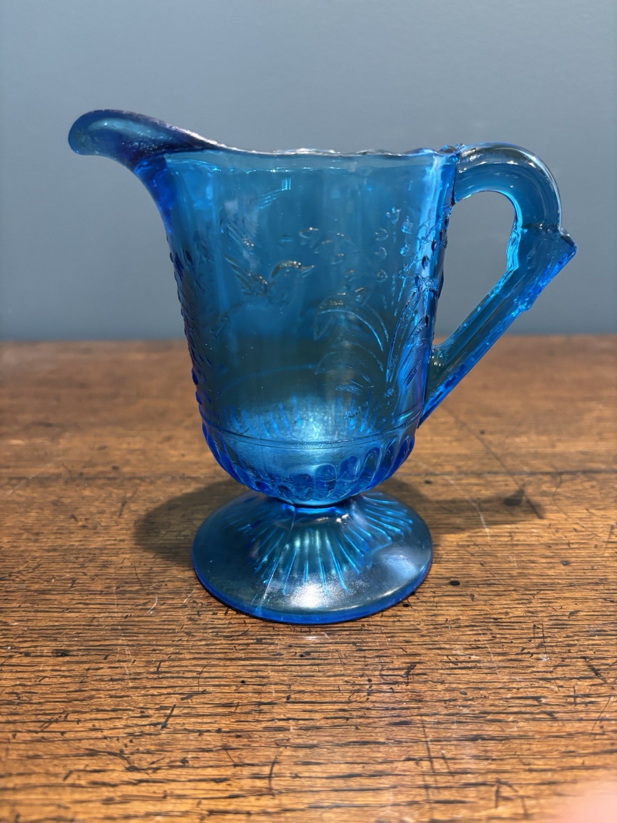 Antique EAPG Blue Glass \