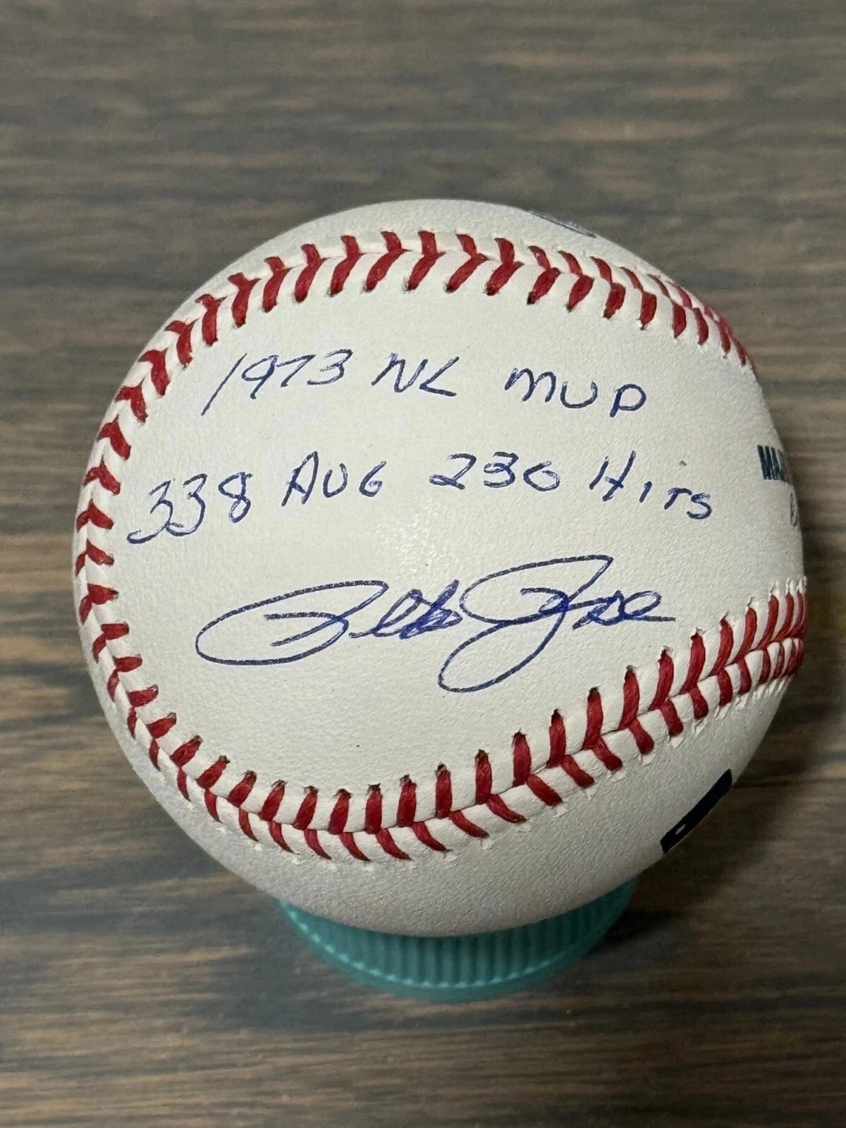 RARE PETE ROSE REDS 1973 NL MVP .338 AVG 230 HITS STAT SIGNED AUTO BASEBALL LCK RARE PETE ROSE REDS 1973 NL MVP .338 AVG 230 HITS STAT SIGNED AUTO BASEBALL LCK