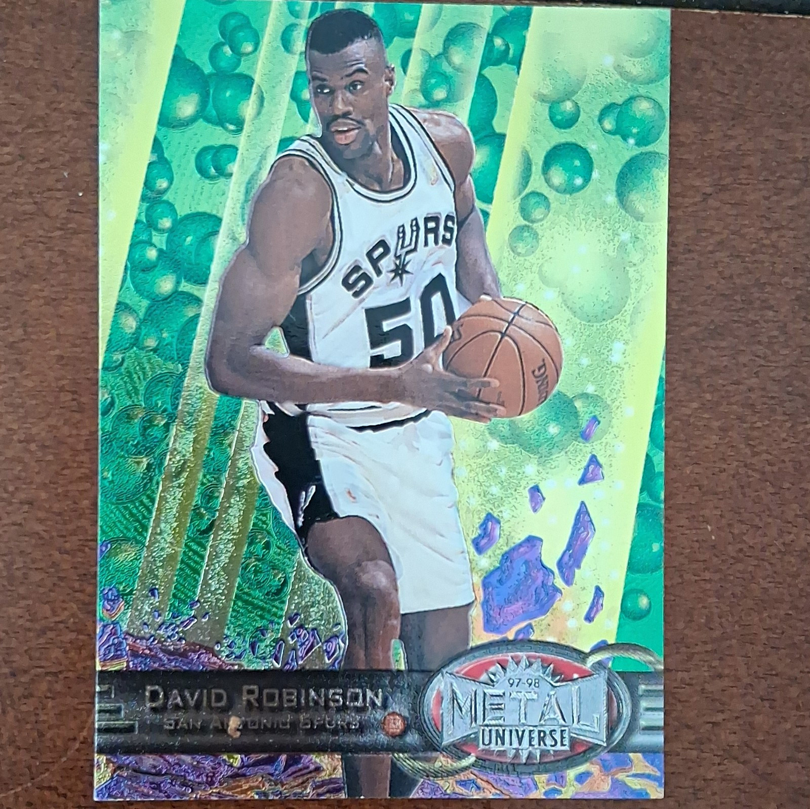 SkyBox 1997-98 Metal Universe David Robinson #78 San Antonio Spurs Base