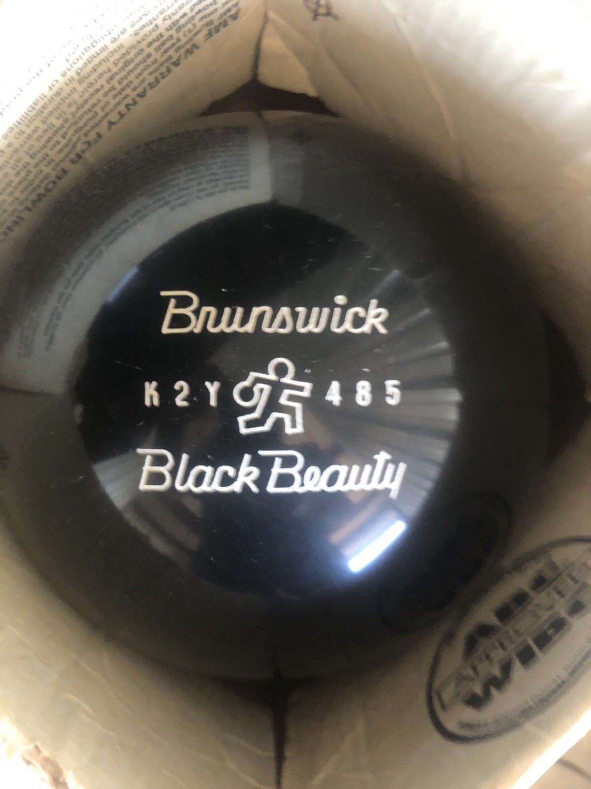 Vintage 1950S Brunswick Bowling Ball