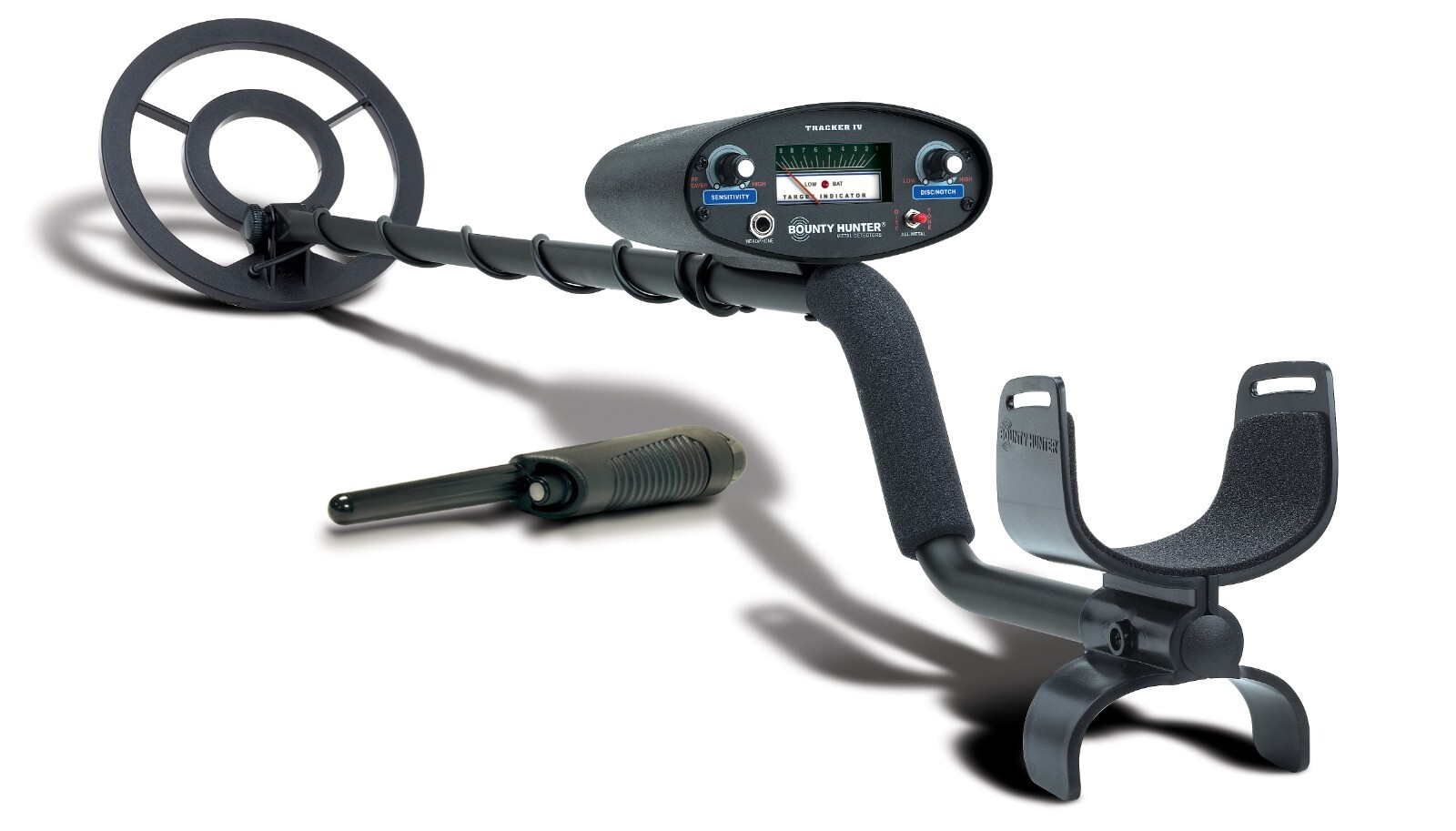 Bounty Hunter Tracker IV Metal Detector with Bonus PinPointer