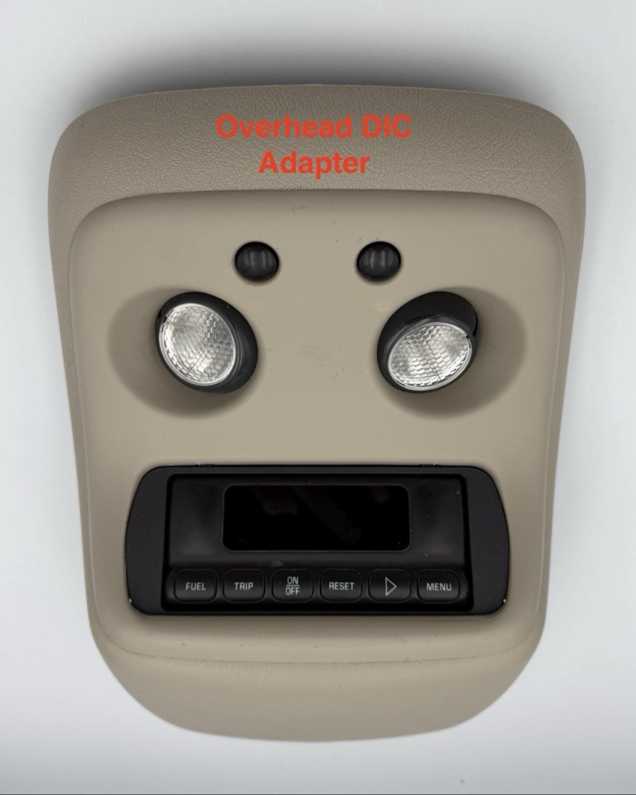 1999-2002 Overhead Cubby DIC Adapter Panel SILVERADO SIERRA Chevrolet GMC Yukon