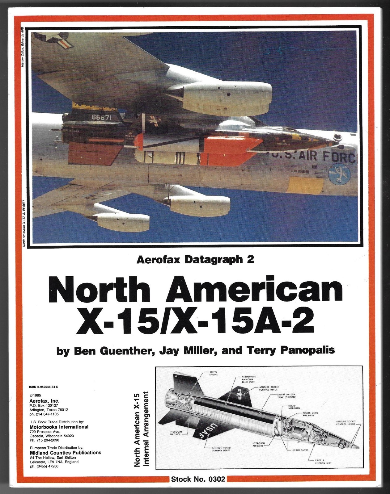 North American X-15; X-15A-2 (1988, Trade Paperback), Aerofax Datagraph 2, VG++