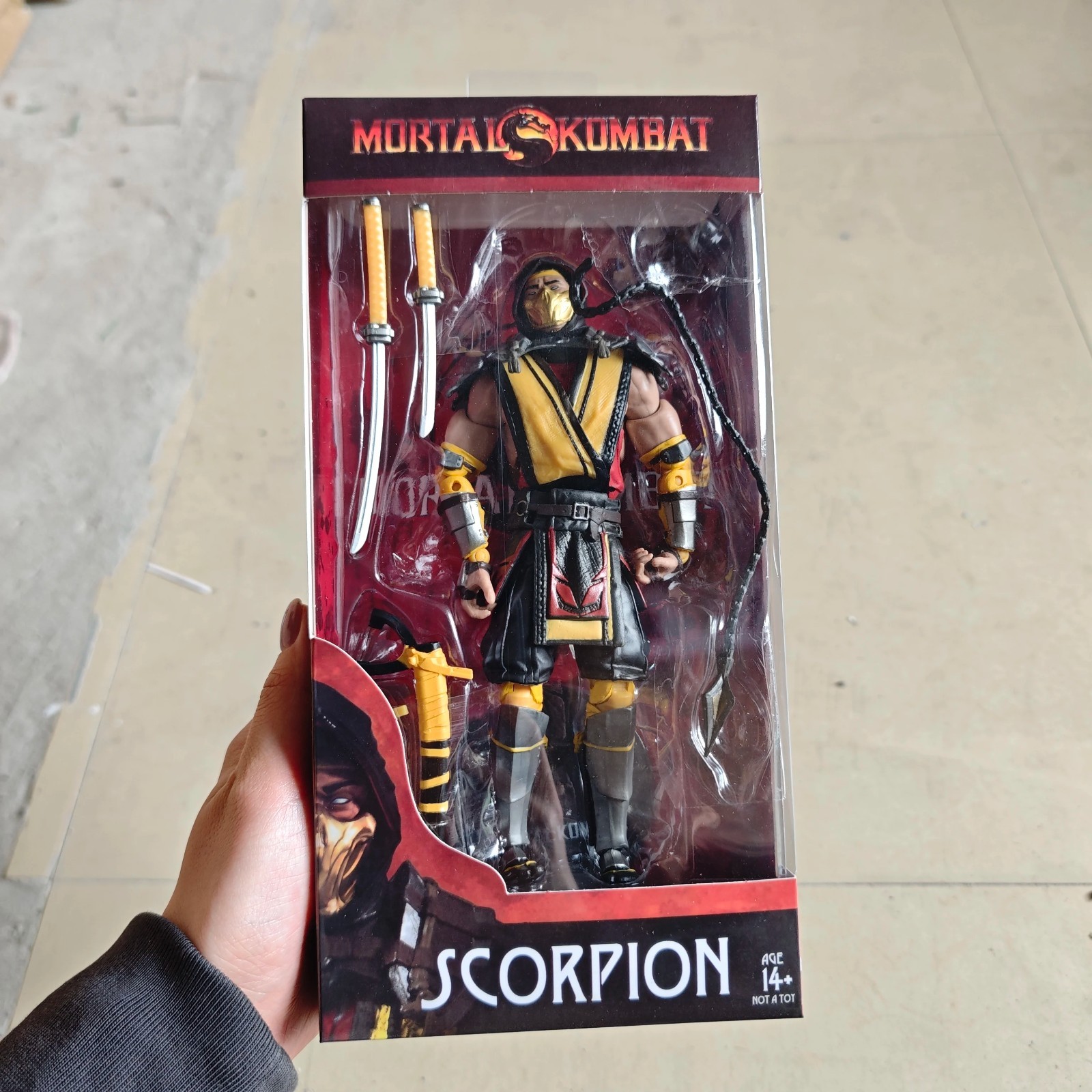 Mortal Kombat 11 Mcfarlane Sub-Zero or Scorpion 7 Inch Replica Figure Mortal Kombat 11 Mcfarlane Sub-Zero or Scorpion 7 Inch Replica Figure