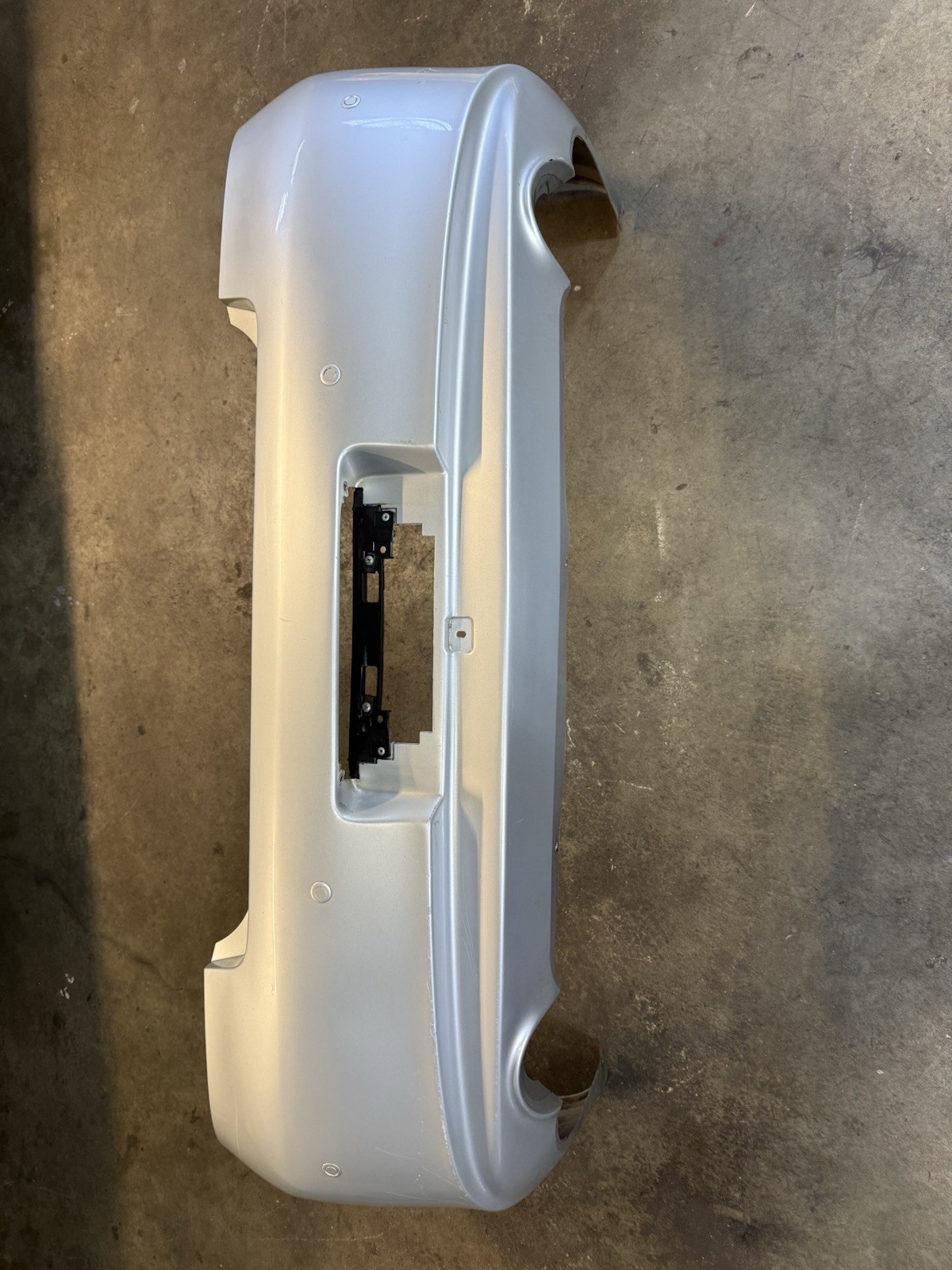 2008-2013 Infiniti G37 Rear Bumper Cover Sedan K23 Metallic Silver USED OEM