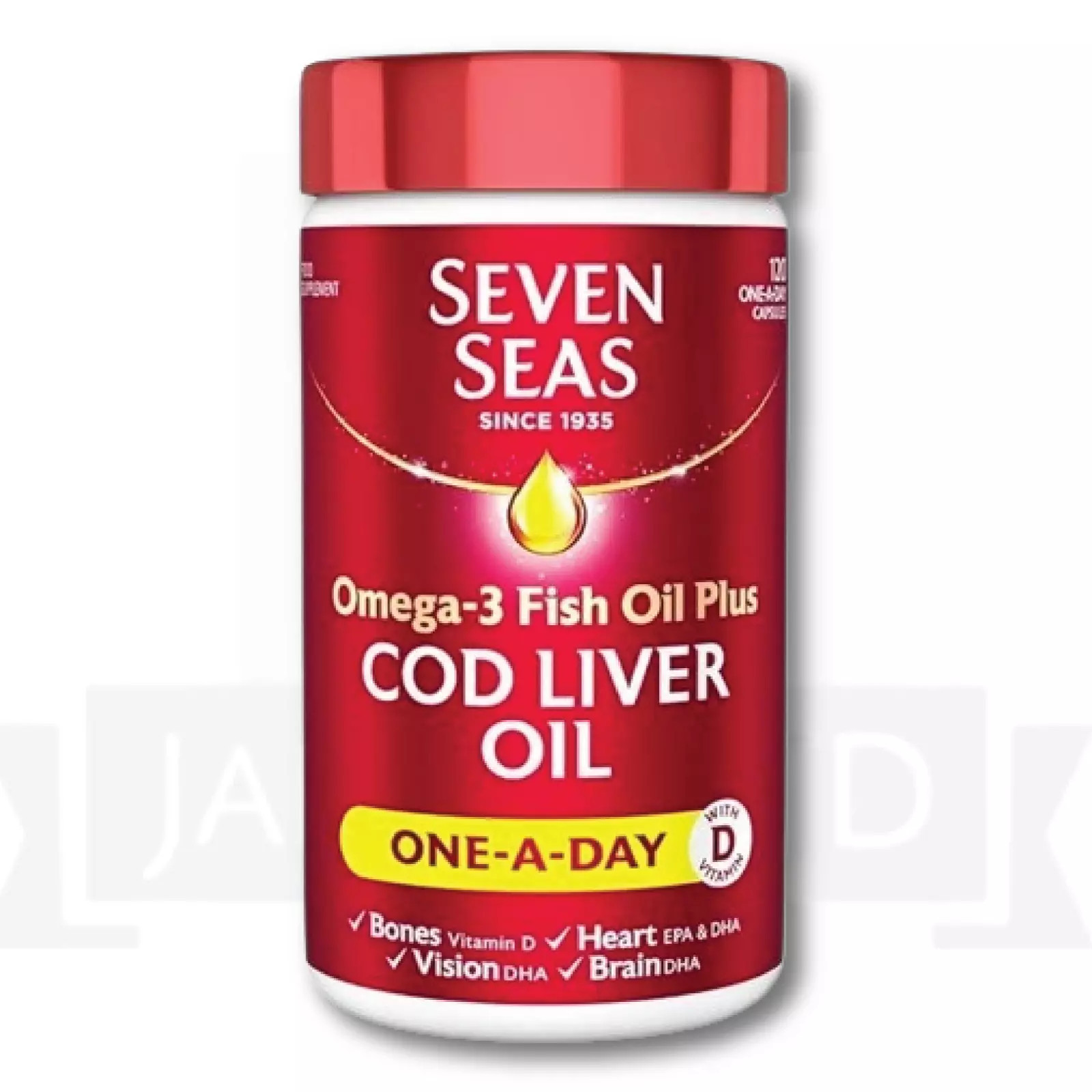 Seven-Seas Pure Cod Liver Oil (120) Capsules Seven-Seas Pure Cod Liver Oil (120) Capsules