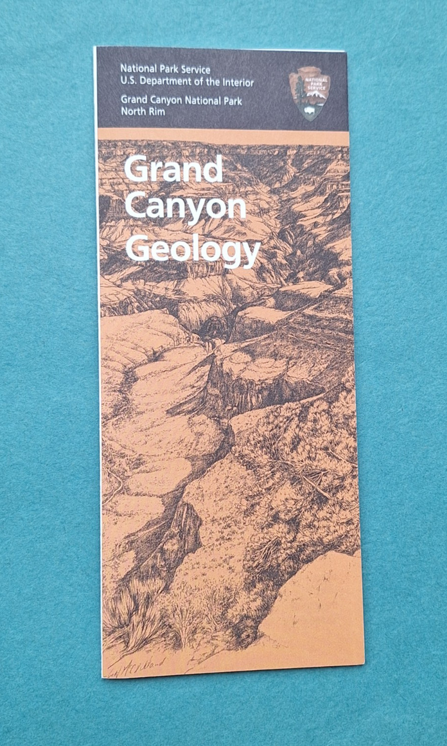 National Park Service Grand Canyon Geology / Life Along the Rim Brochure National Park Service Grand Canyon Geology / Life Along the Rim Brochure