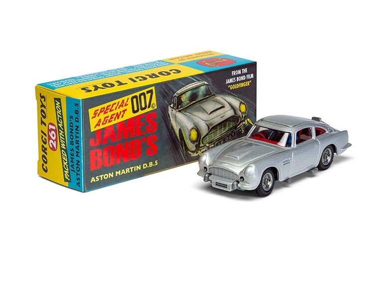 Corgi RT26101S Original James Bond Aston Martin DB5 Silver 1/43 Corgi RT26101S Original James Bond Aston Martin DB5 Silver 1/43