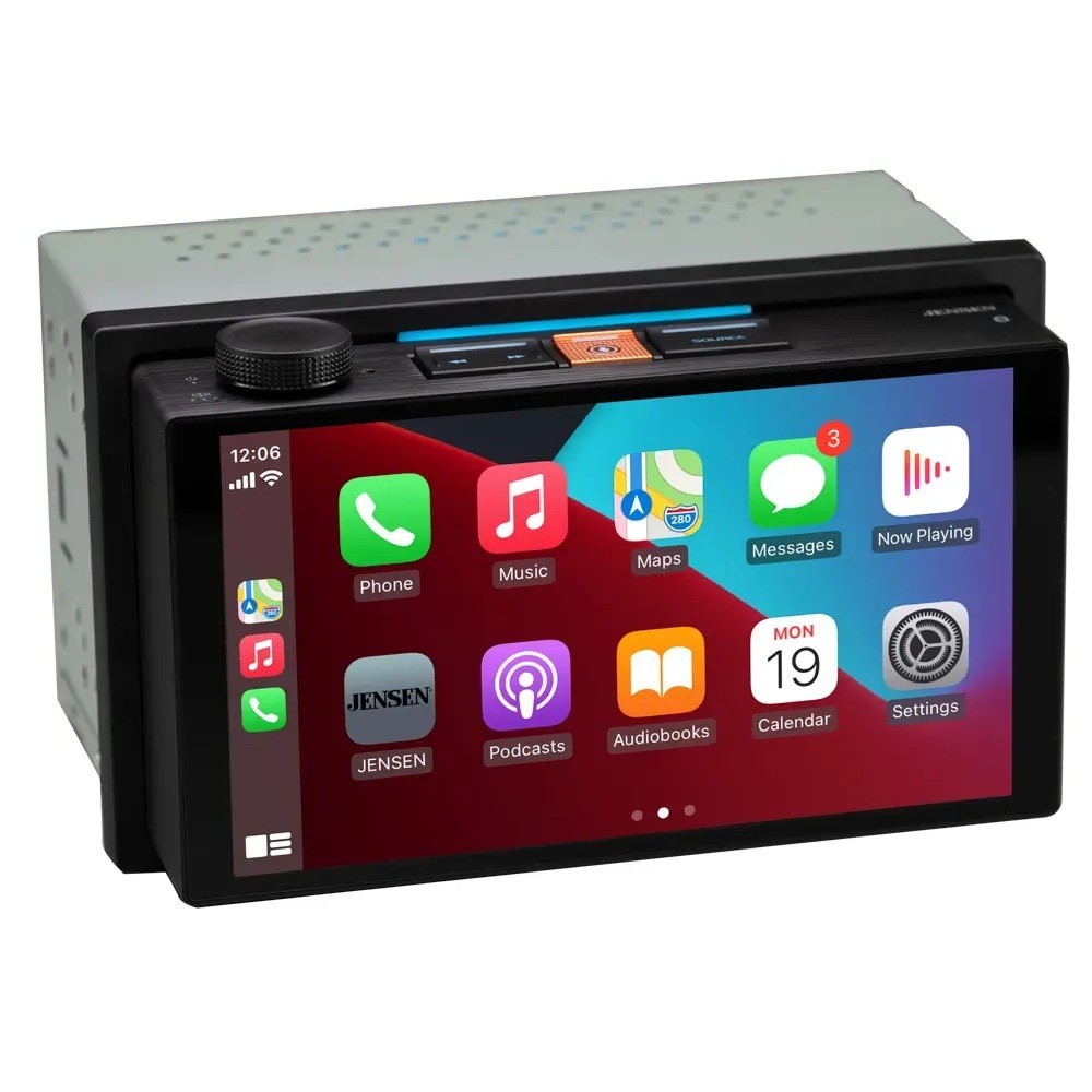 NEW Jensen CAR7TC 2-DIN Digital Media Car Stereo-7\